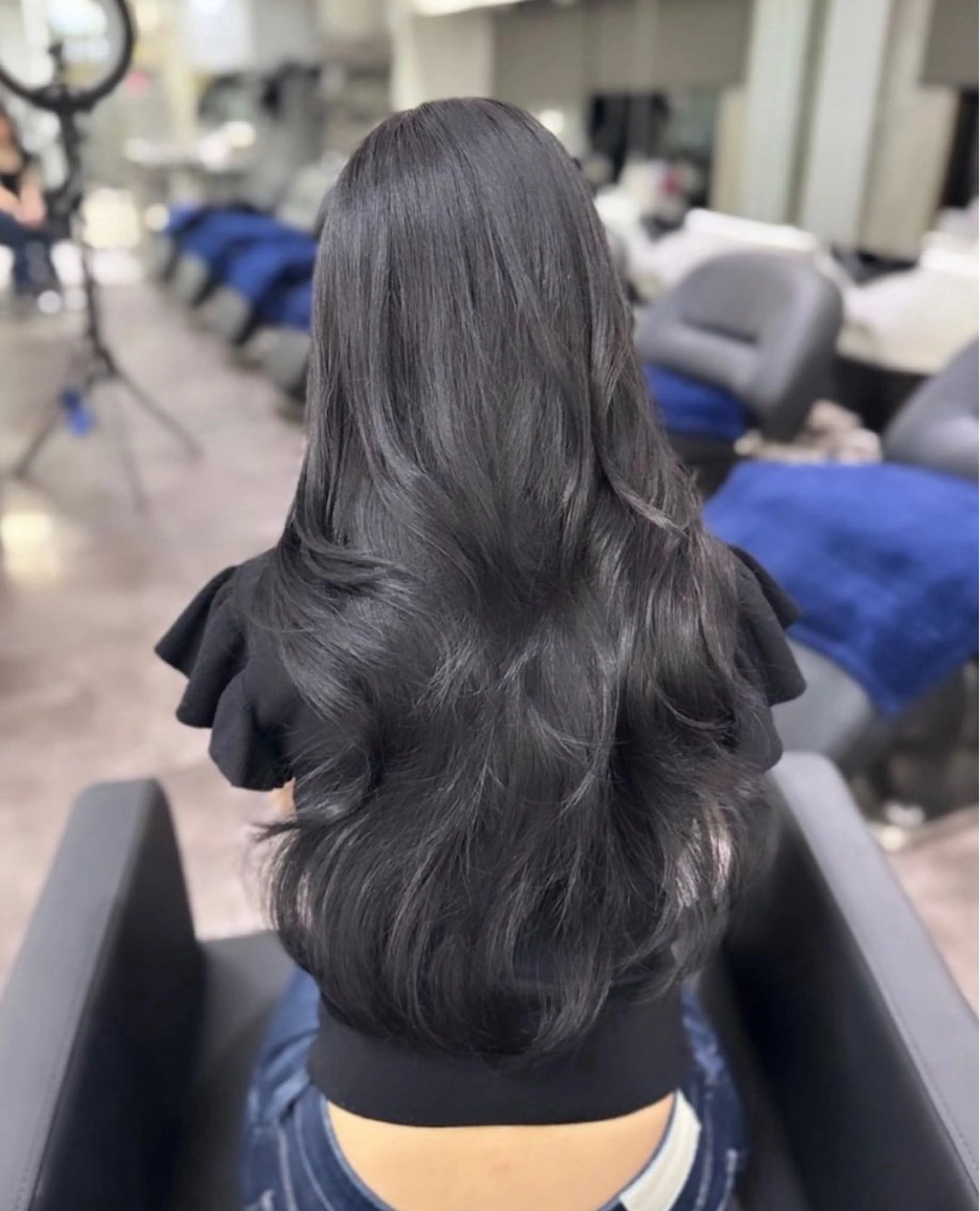 ロング シールエクステ エクステ 外国人風カラー 髪質改善 韓国風ヘア ヘアカラー エクステ 【elyts】 𝑲𝑶𝑼𝑲𝑰のヘアスタイル