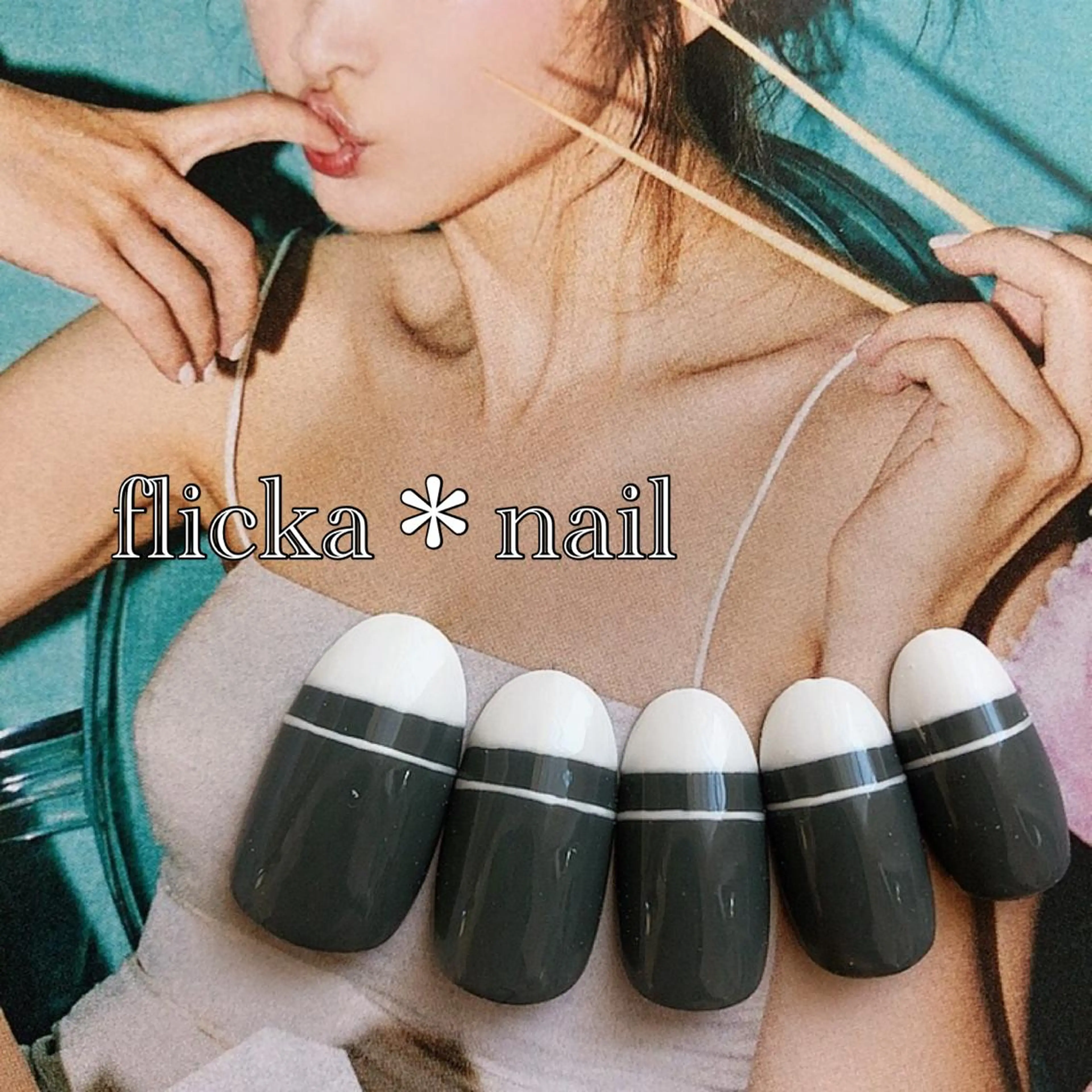 ネイル フレンチネイル ハンドネイル flicka* nailのネイルデザイン