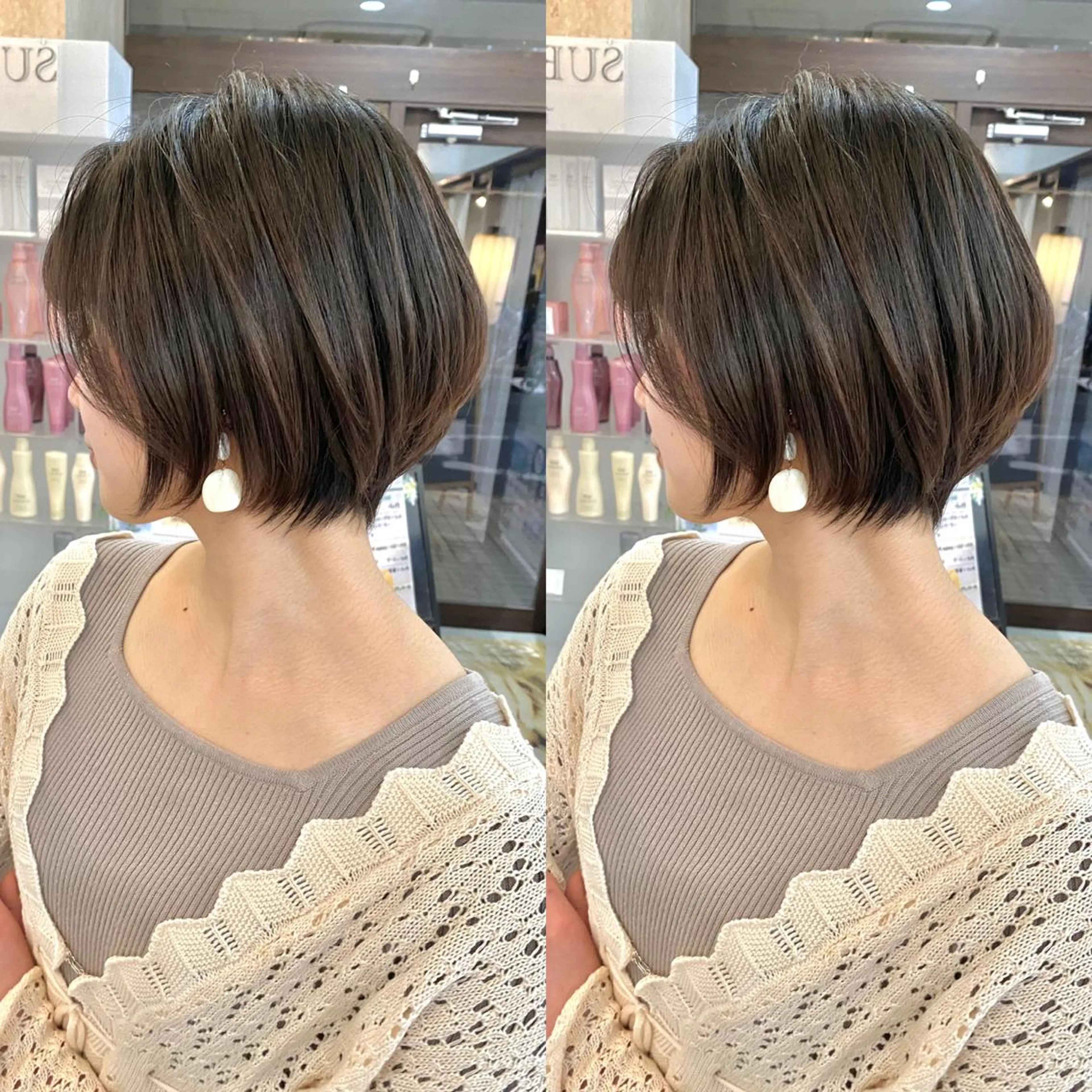 ショート カット ヘアカラー トリートメント 《大人気髪質改善》 プログレス国分寺店のヘアスタイル