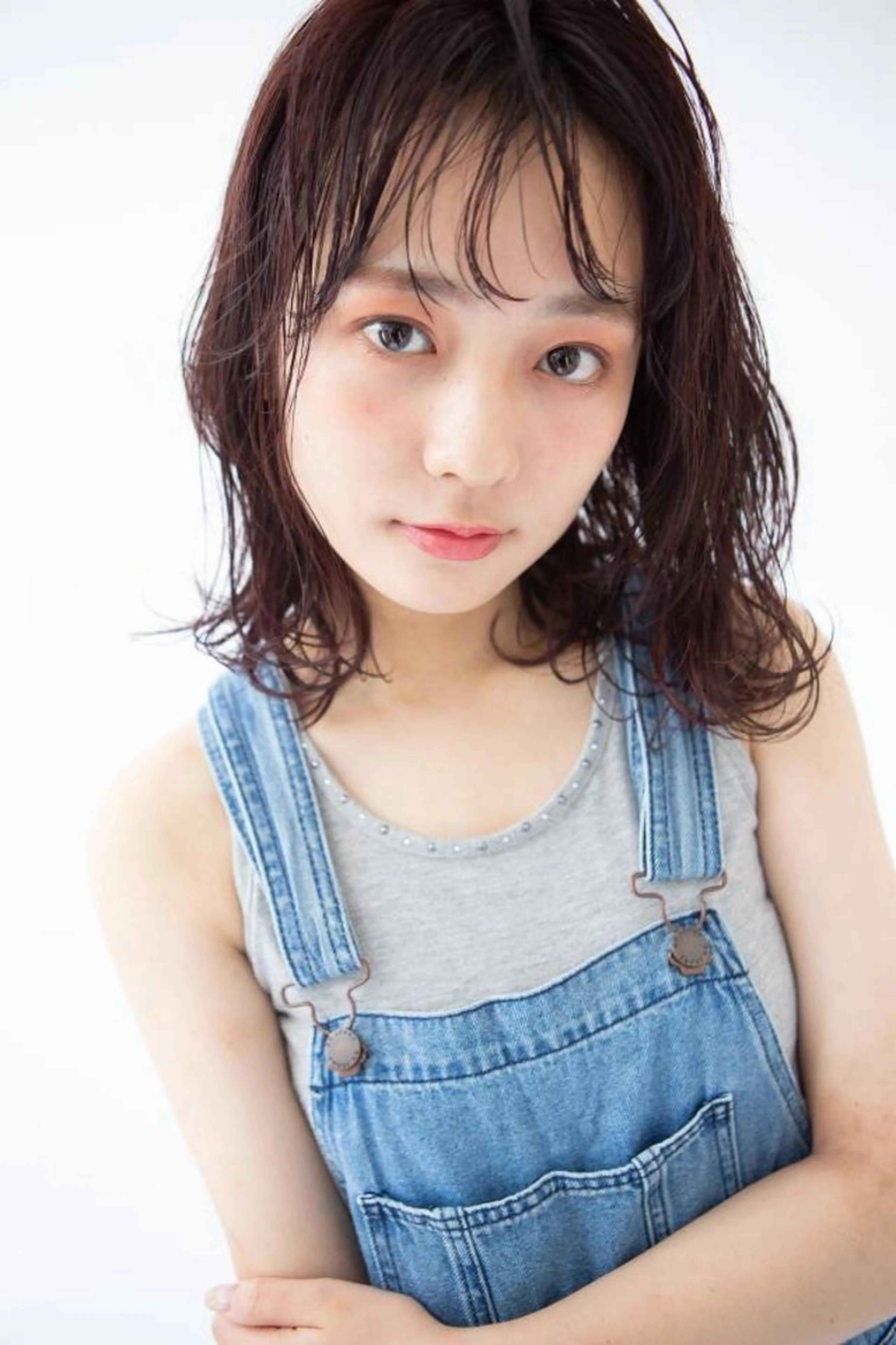 ミディアム パーマ ミディアムパーマ 韓国風ヘア デジタルパーマ カット パーマ トリートメント Hiroshi ヒロシのヘアスタイル