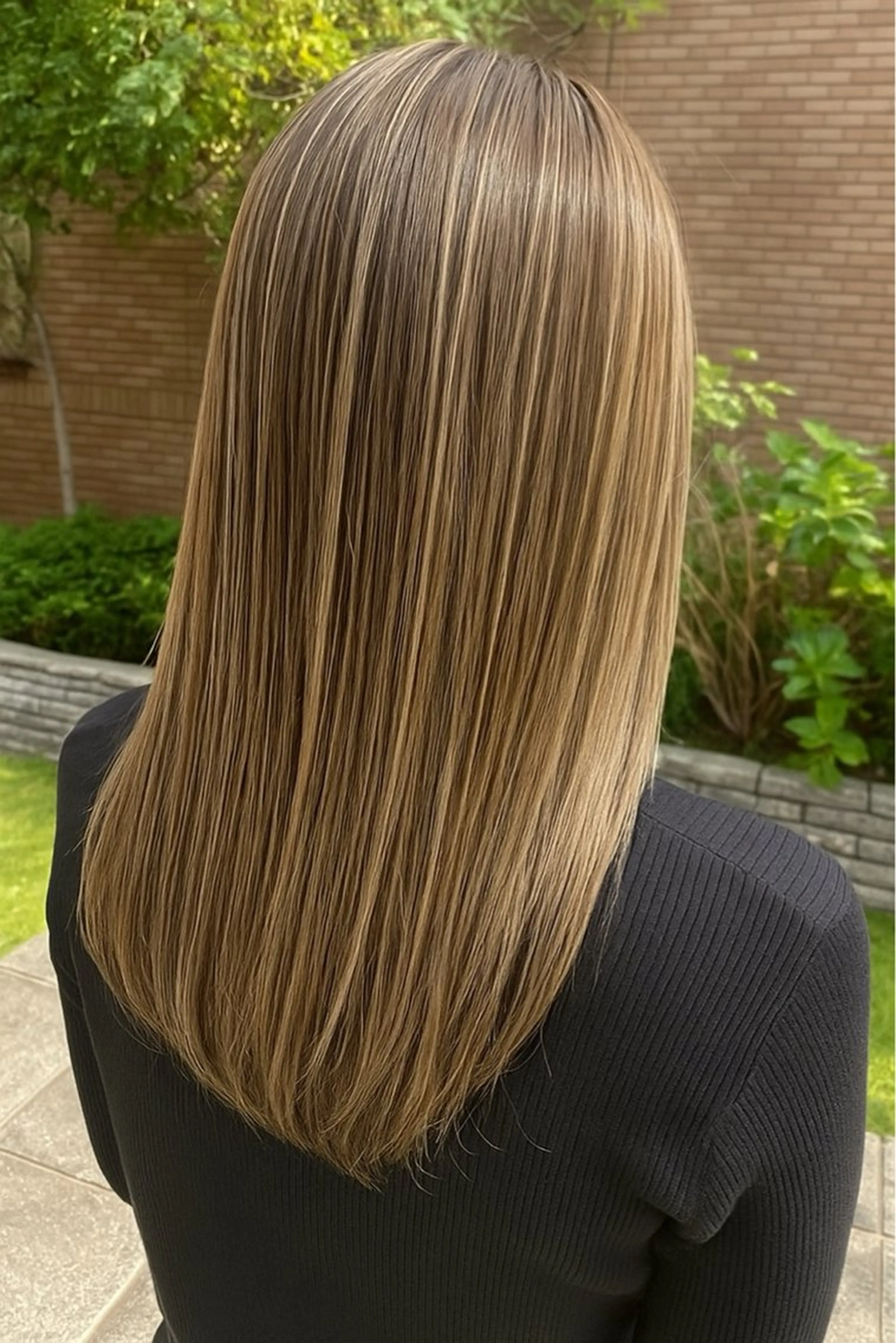 ロング カット ヘアカラー 桒原 知教のヘアスタイル