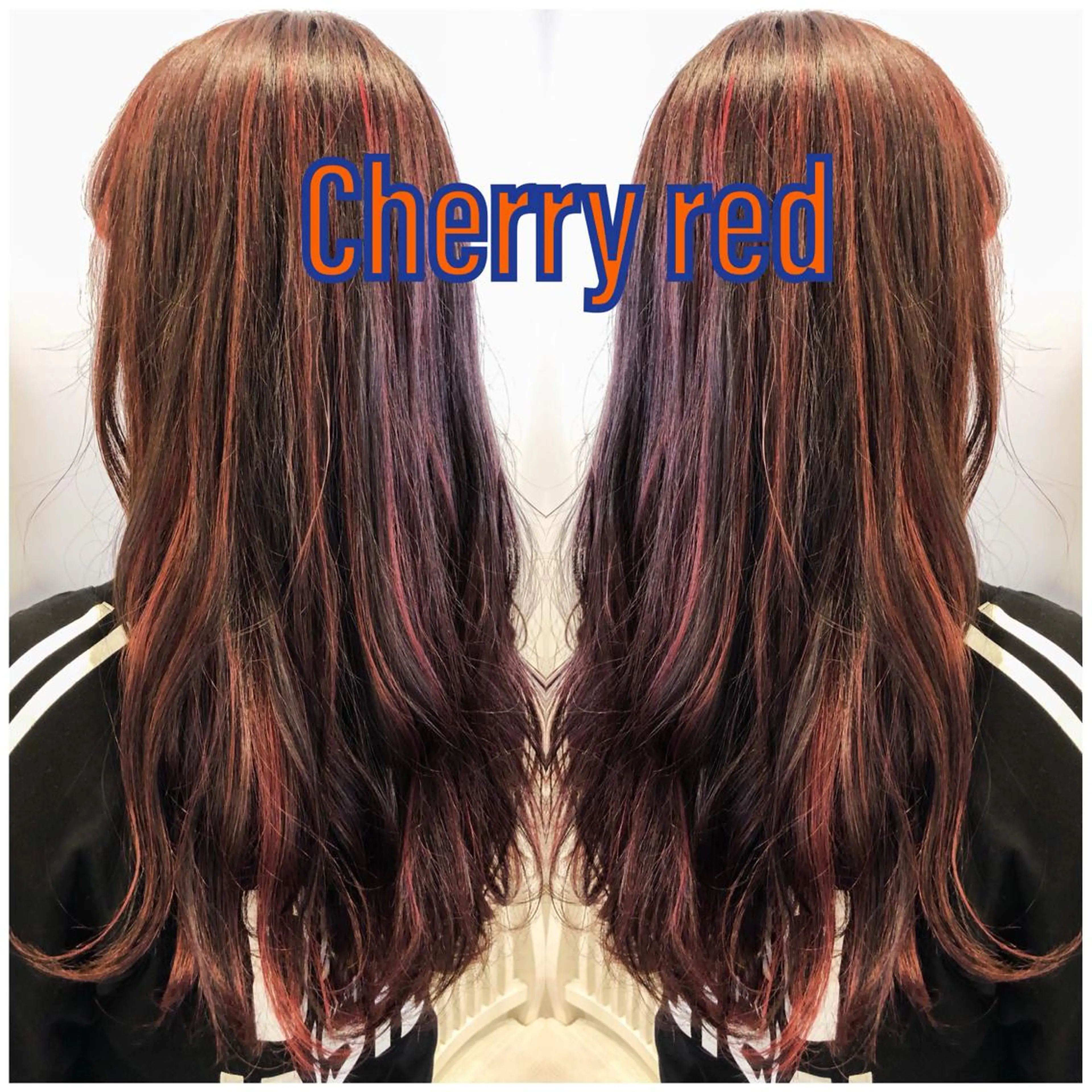 ロング カラー ハイライト/ブリーチ バレイヤージュ関佳祐のヘアスタイル