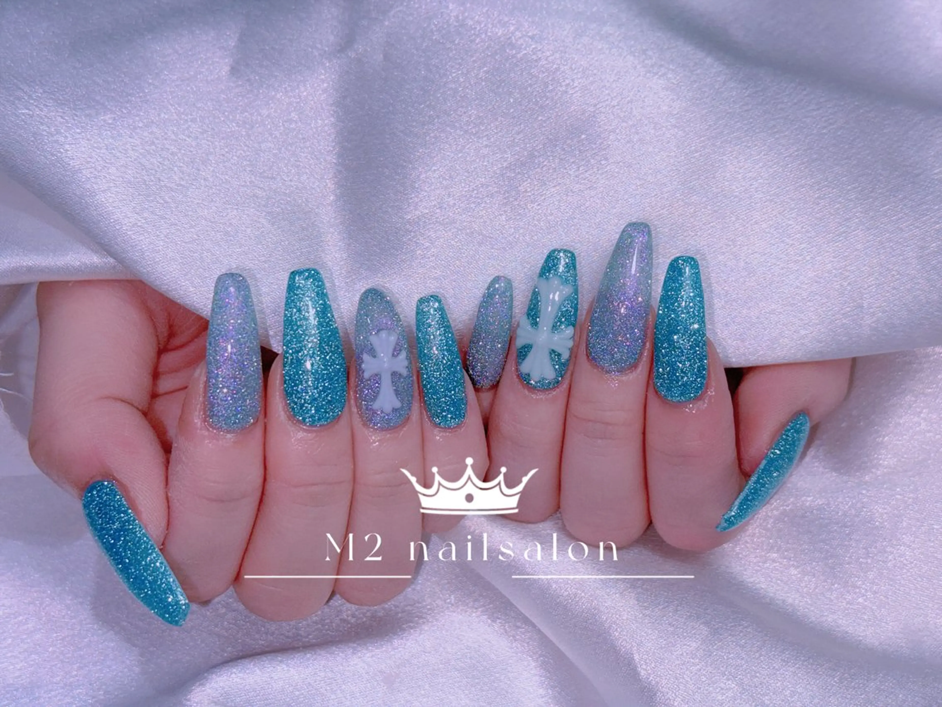 ネイル ハンドネイル 長さだし専門店 M2　rikaのネイルデザイン