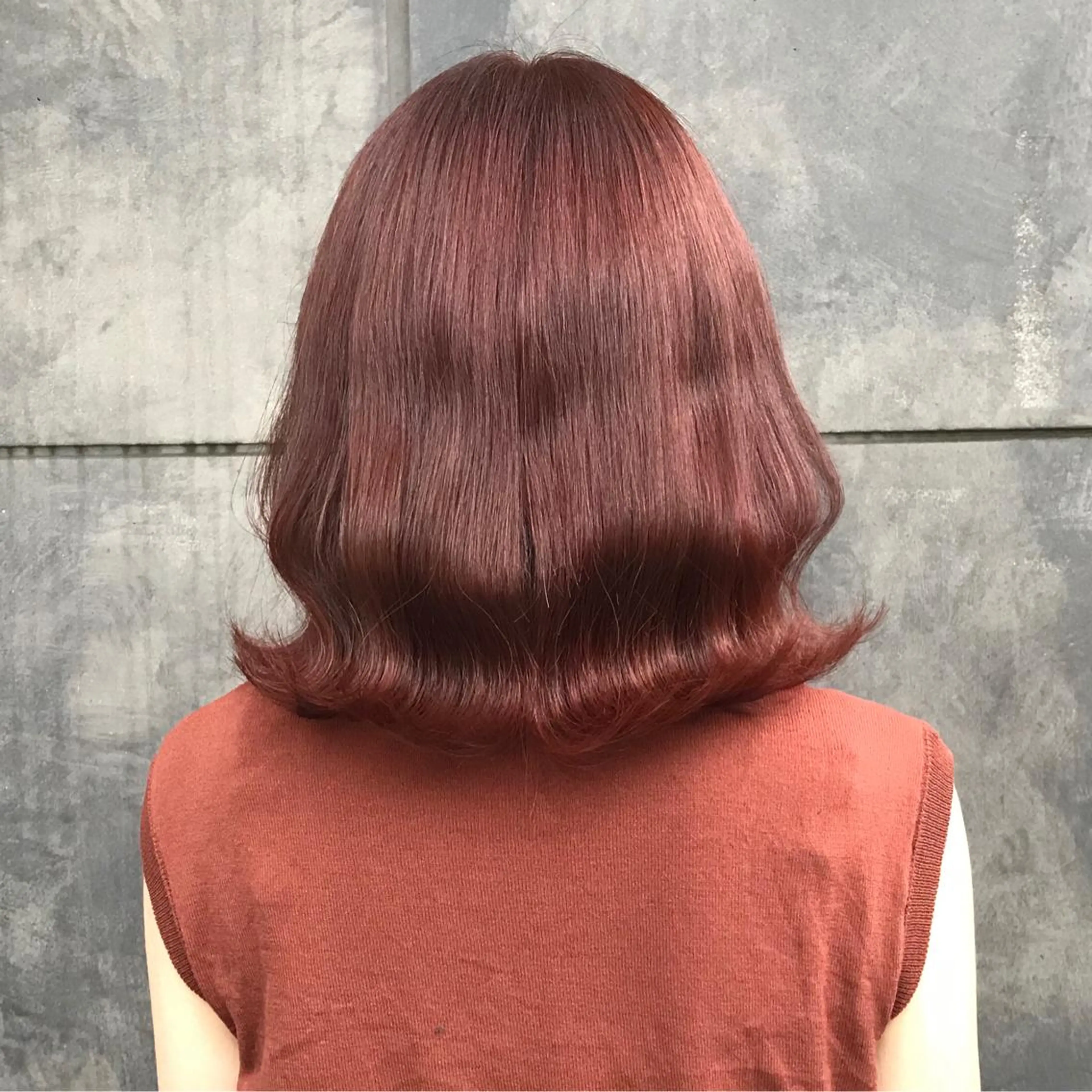 ミディアム カラー ブリーチ オレンジ タンバルモリ ヨシンモリ ムルギョル巻き K-POP好き美容師 🇰🇷Kai.Yのヘアスタイル