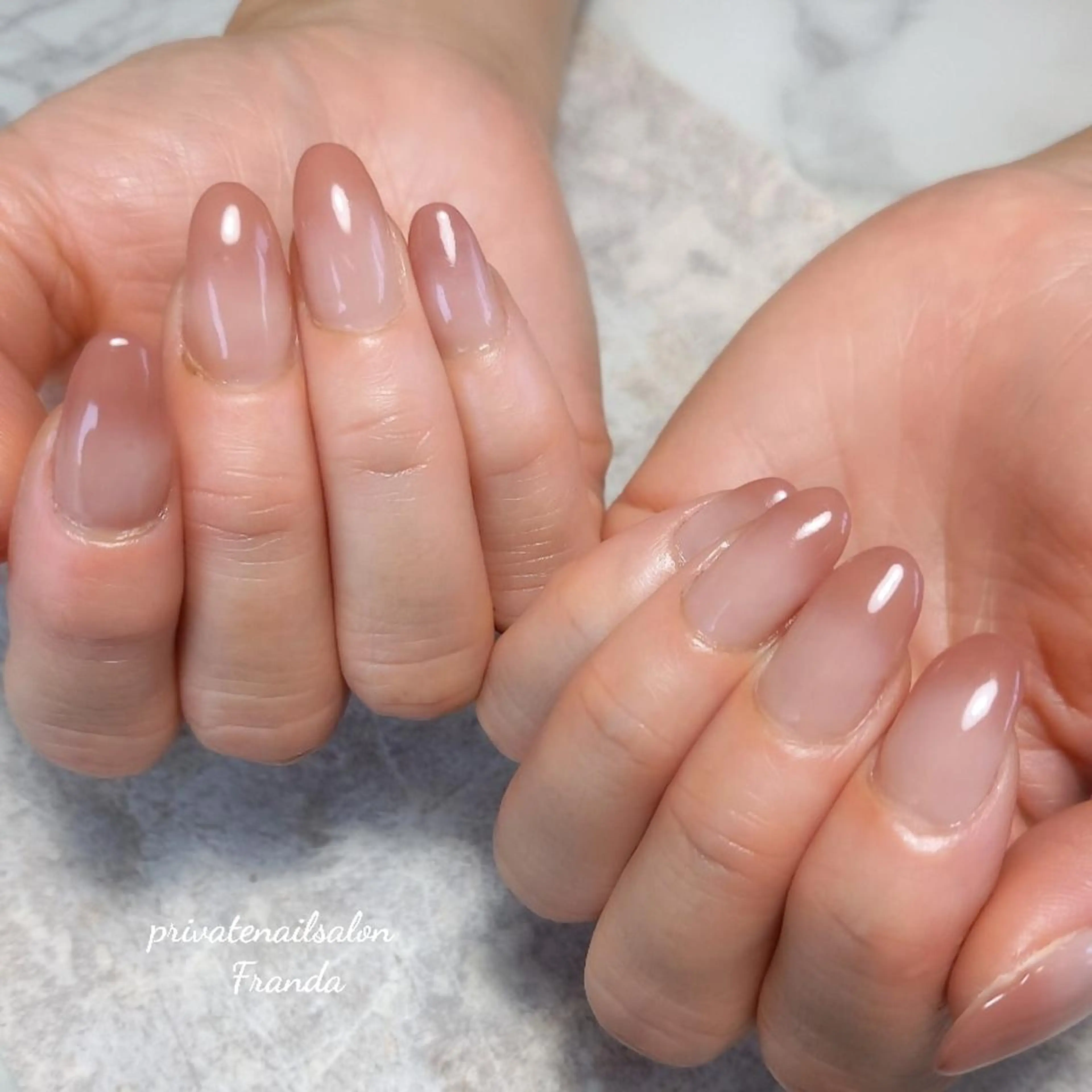 mao gel♡じゅわグラ.花びらネイル〓☜グラデーション❁ライトデザインの写真