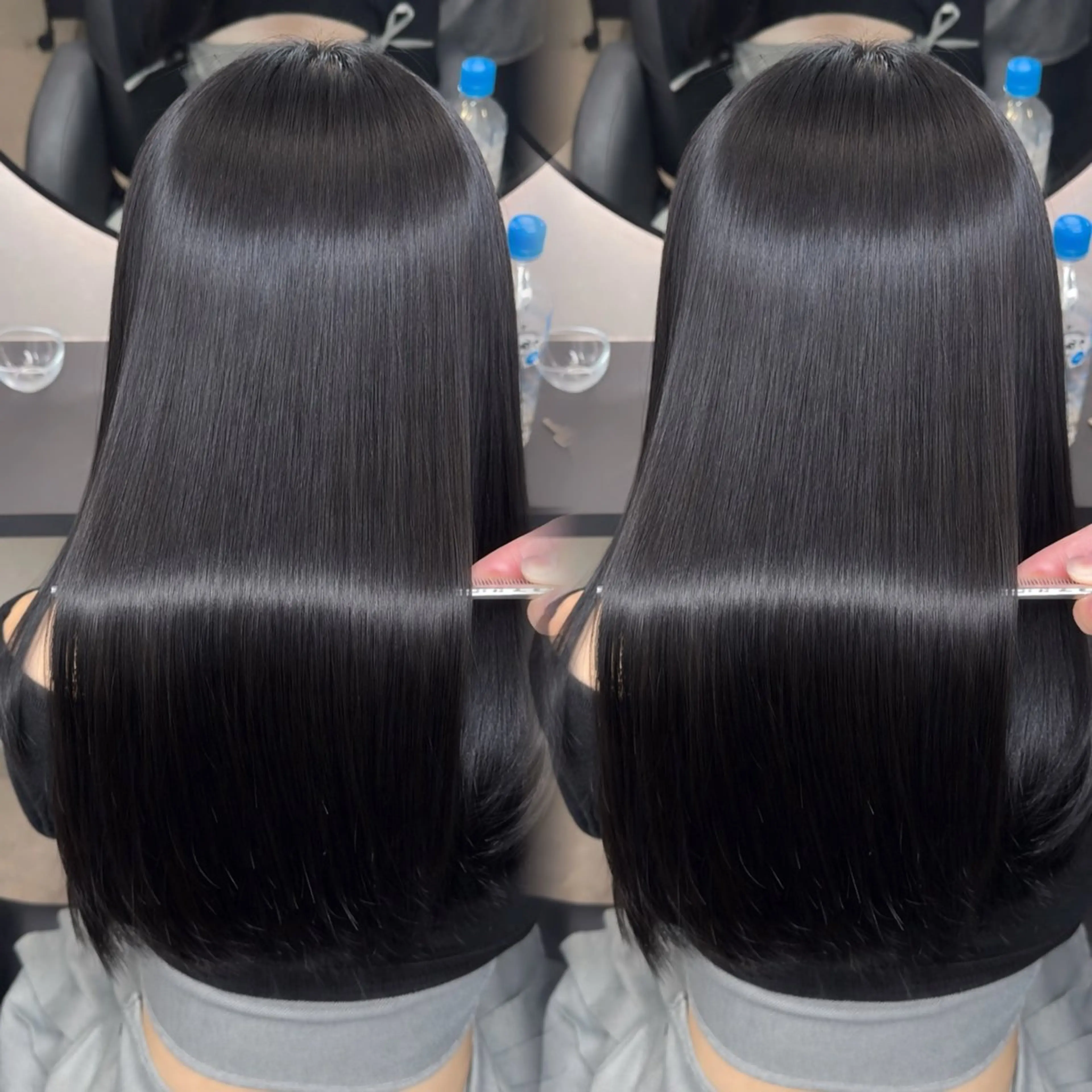 ロング カラー ヘアアレンジ カット ヘアカラー 縮毛矯正 トリートメント 新宿 /髪質改善/ 縮毛矯正/ヒュウガのヘアスタイル