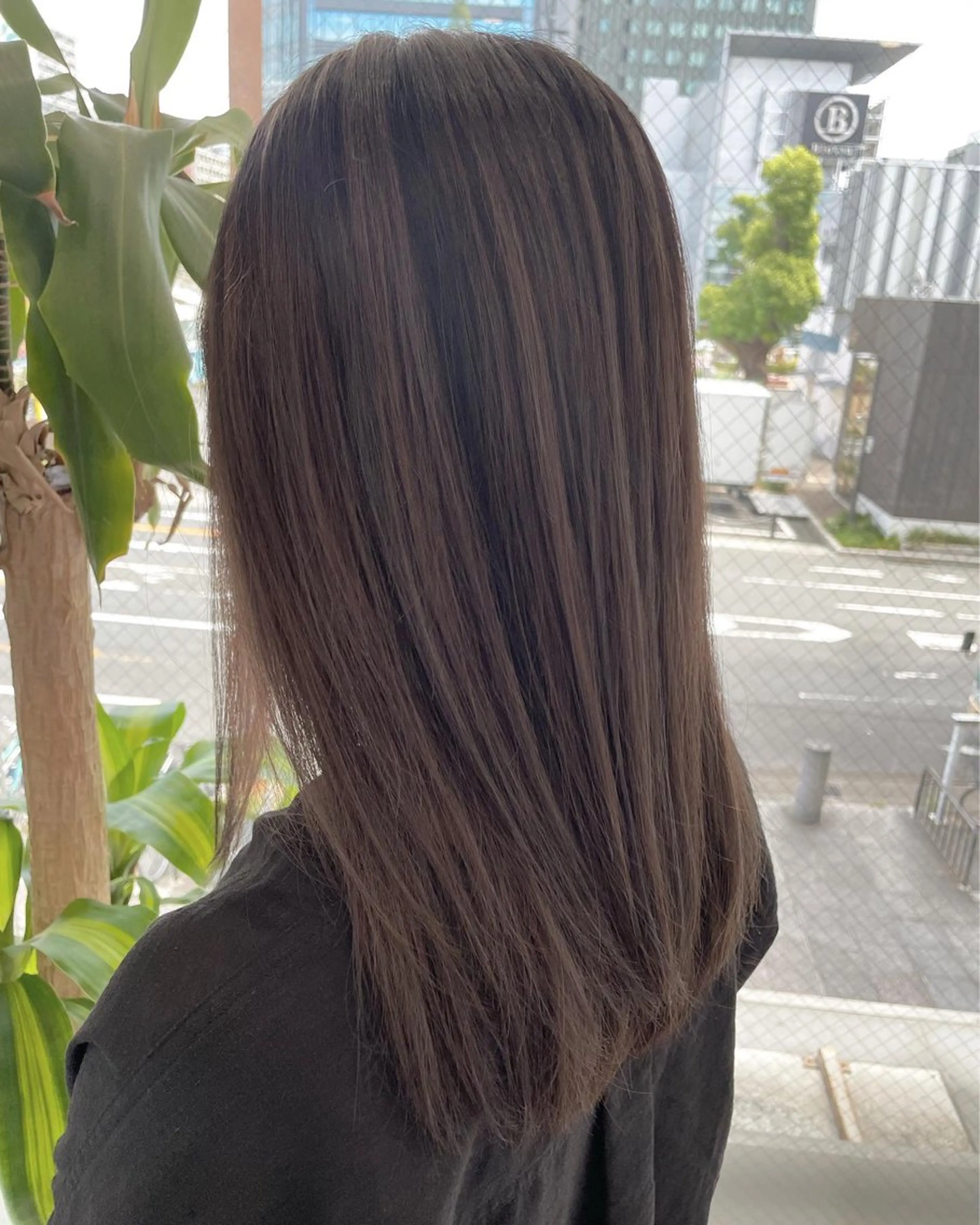 セミロング カラー アッシュ 外国人風カラー レイヤーカット ヘアカラー トリートメント 河合秀明/ショート /ボブ/レイヤーのヘアスタイル