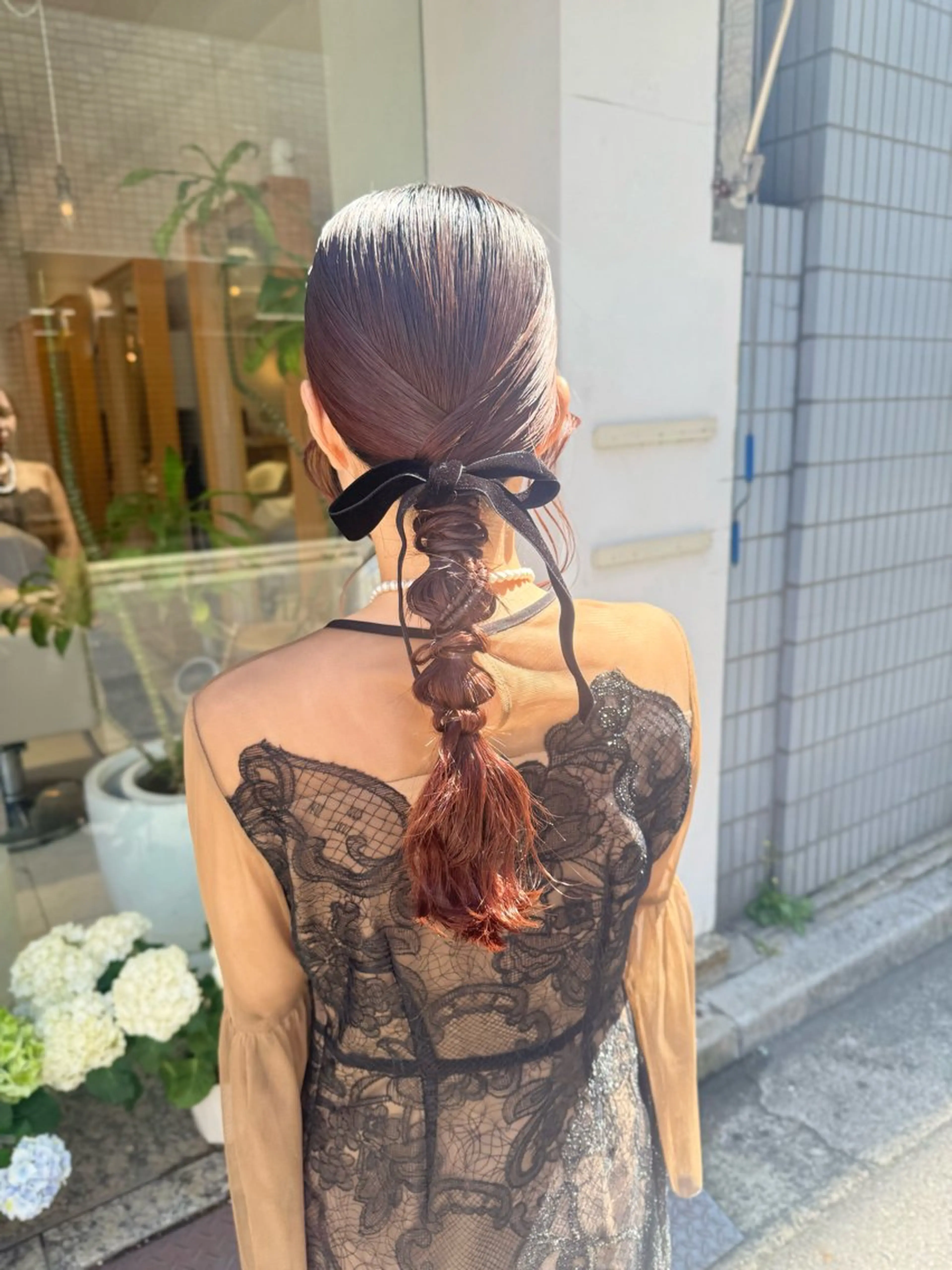 ヘアアレンジ ヘアセット 安永 涼のヘアスタイル