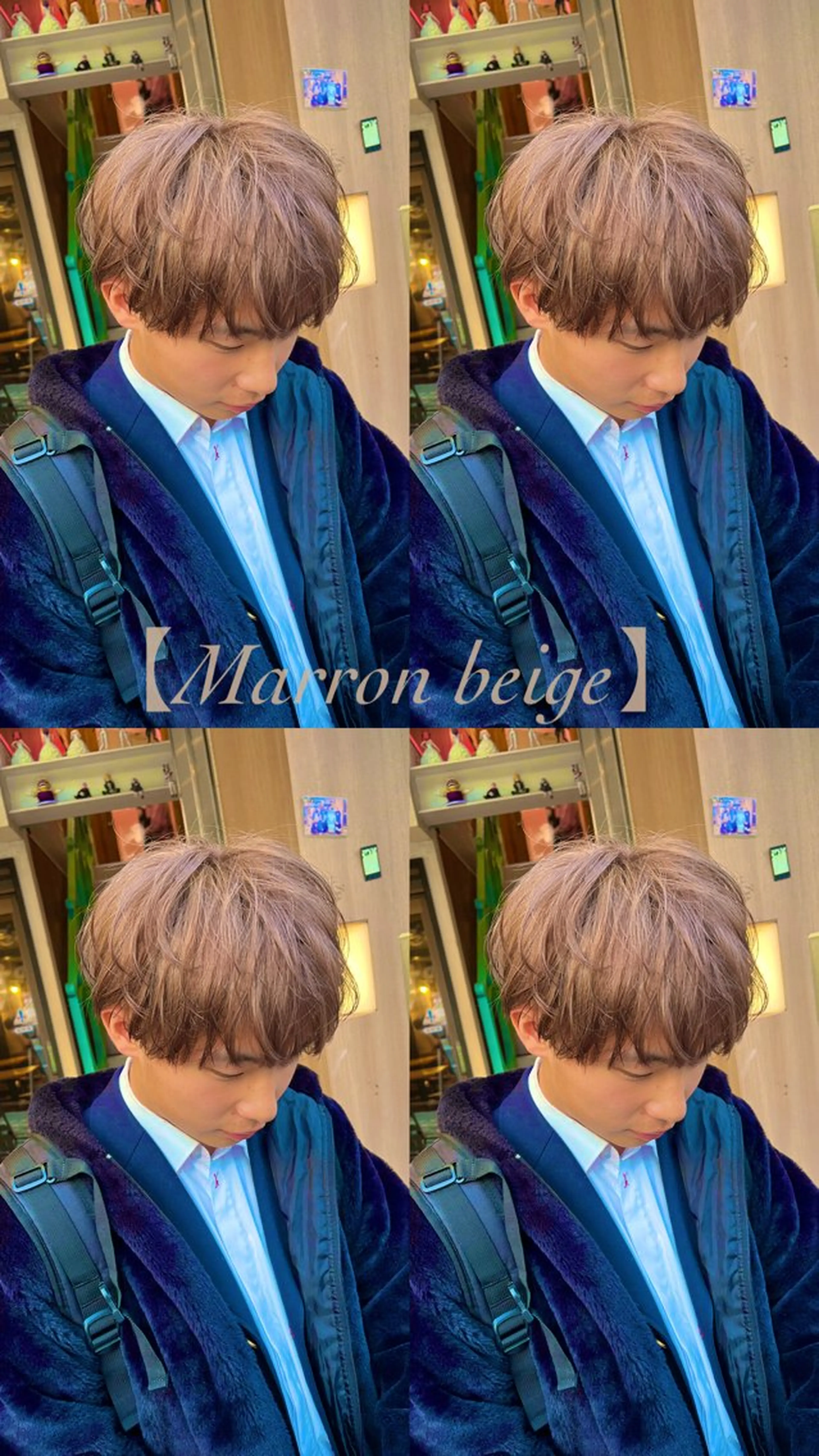 ショート カット ヘアカラー 【ブロンド】【ベージ ュ系】TAKUMAのヘアスタイル