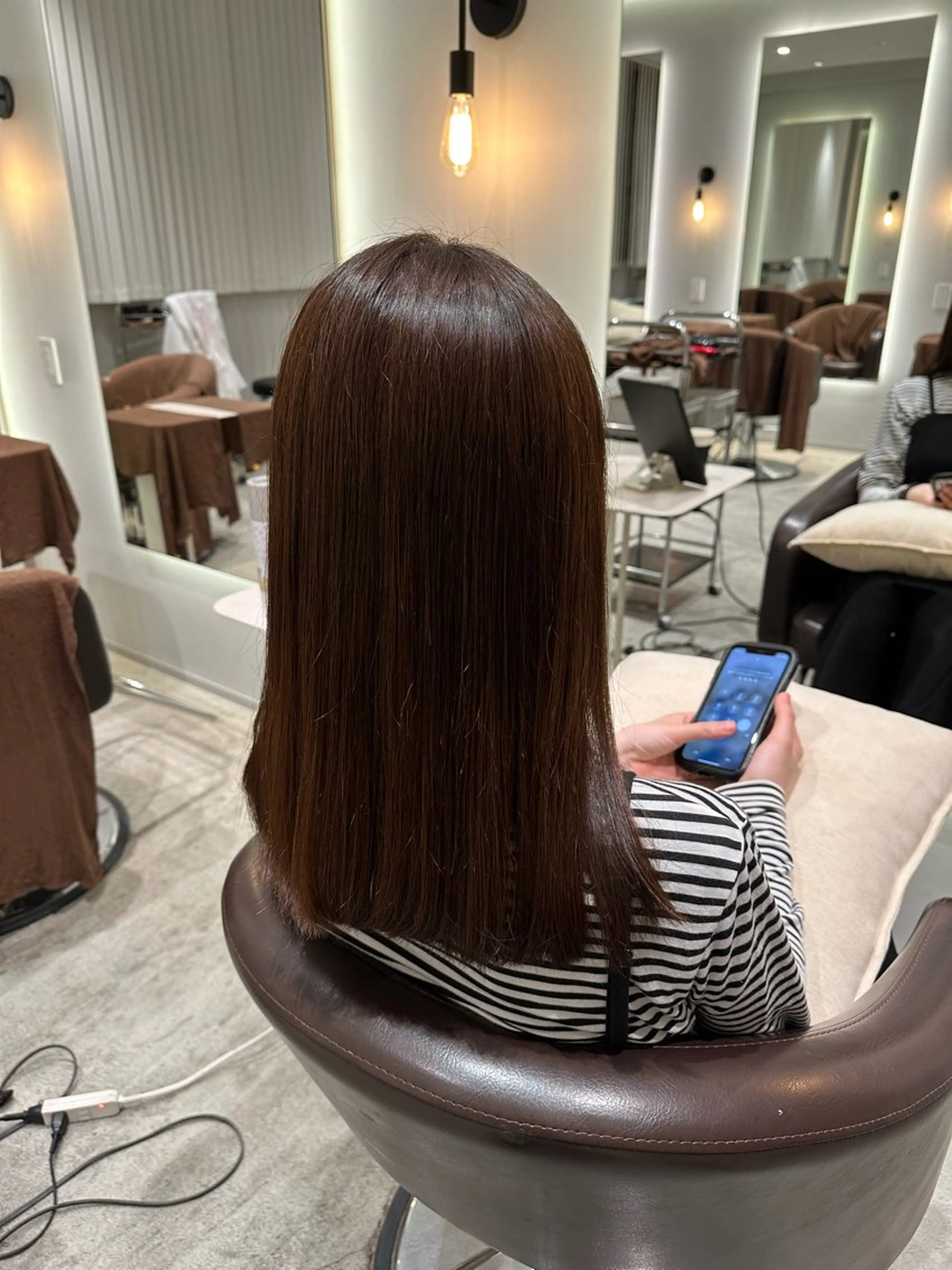 ミディアム カラー 中林 優太のヘアスタイル