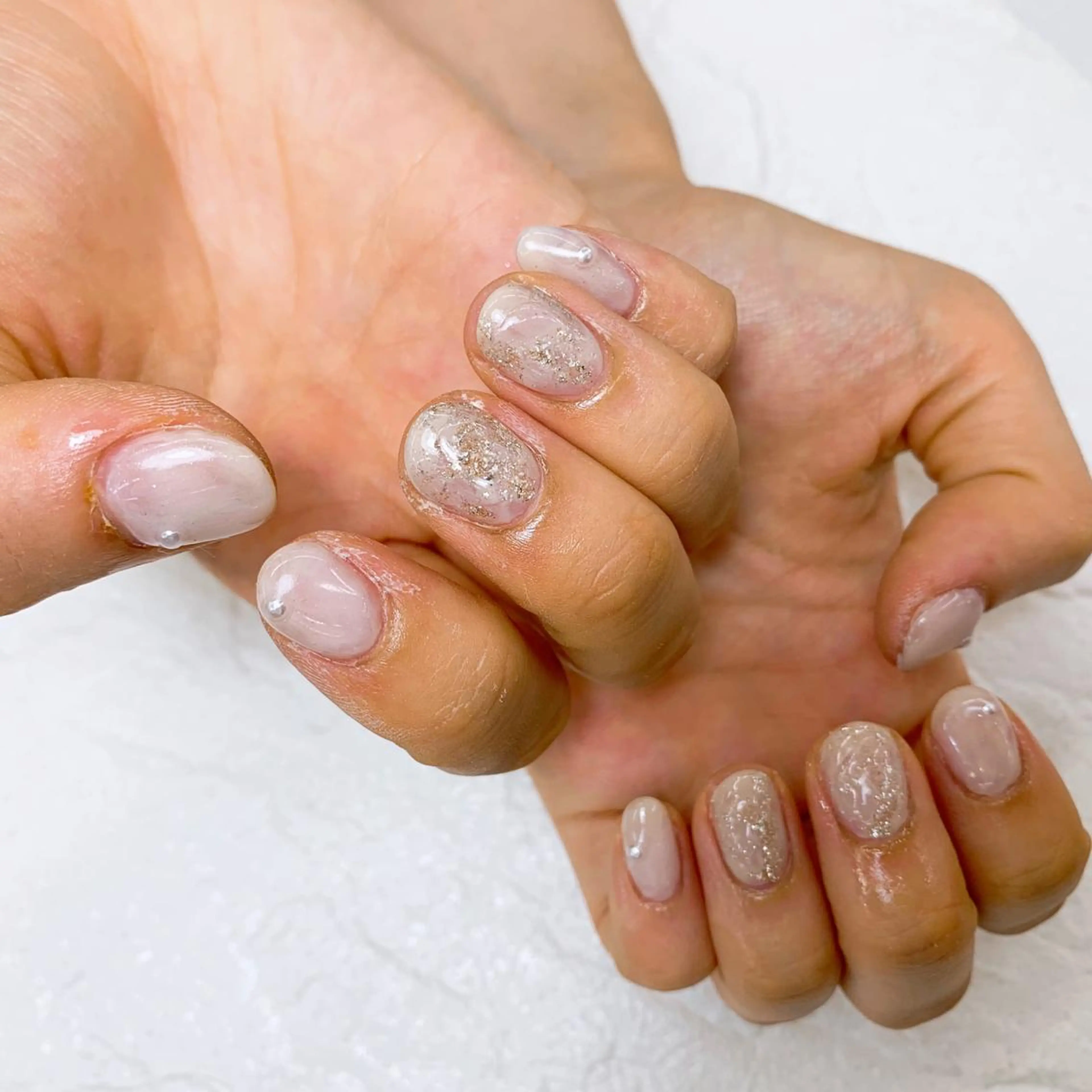 ネイル ⭐︎休業中の練習⭐︎ JNA認定講師髙橋のネイルデザイン