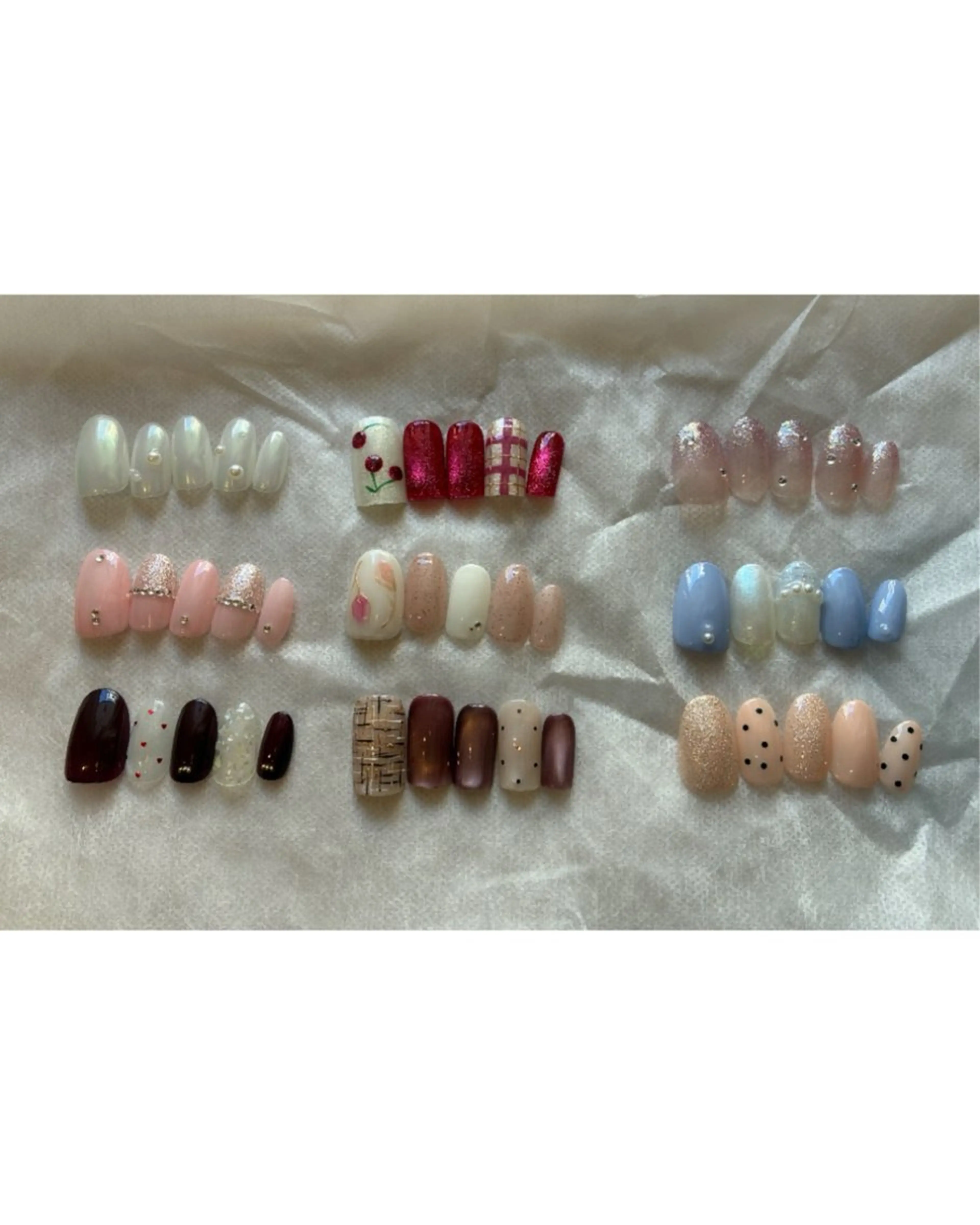 ネイル 桜ネイル 春ネイル ECRLN Atsumiのネイルデザイン