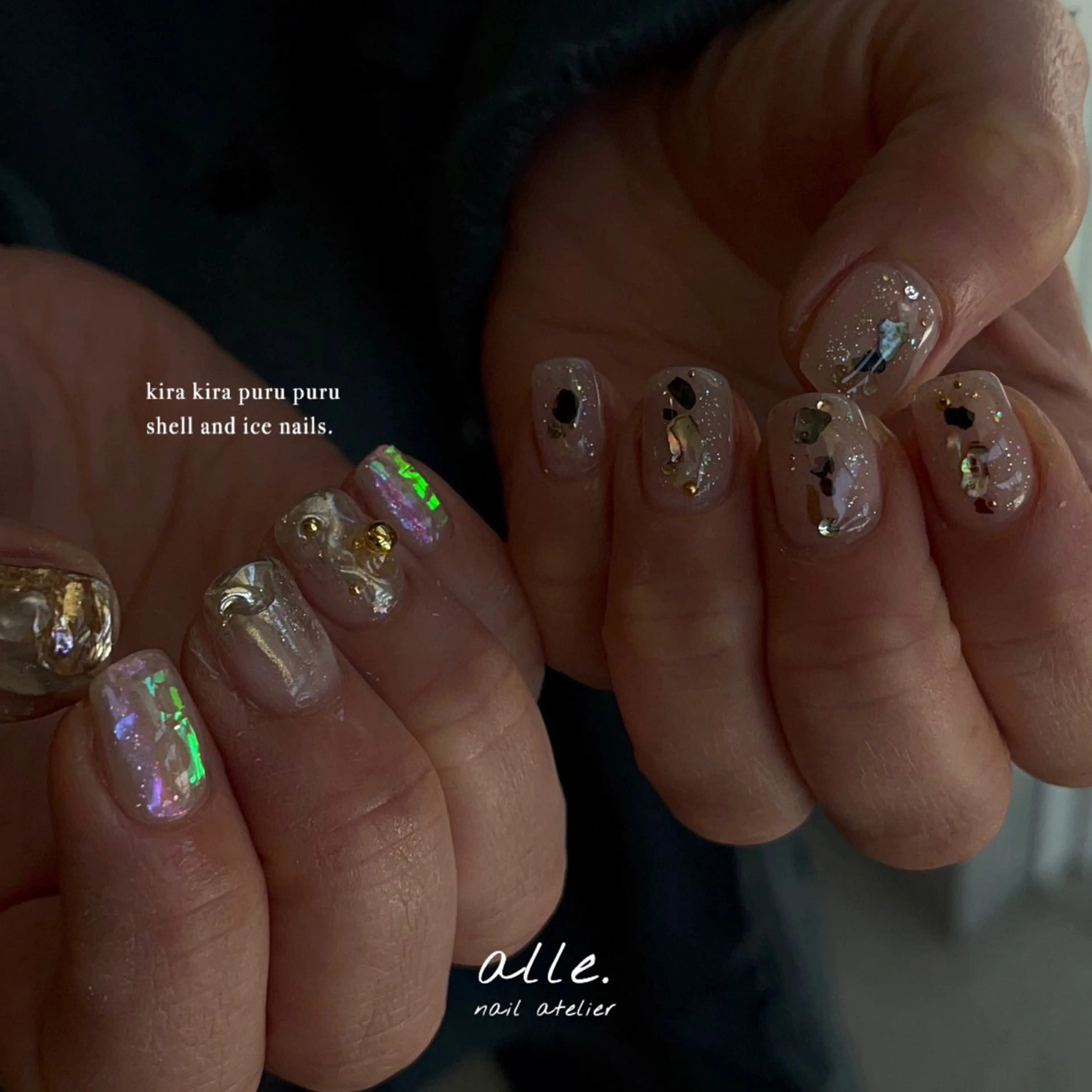 ネイル ハンドネイル atelier alle.のネイルデザイン