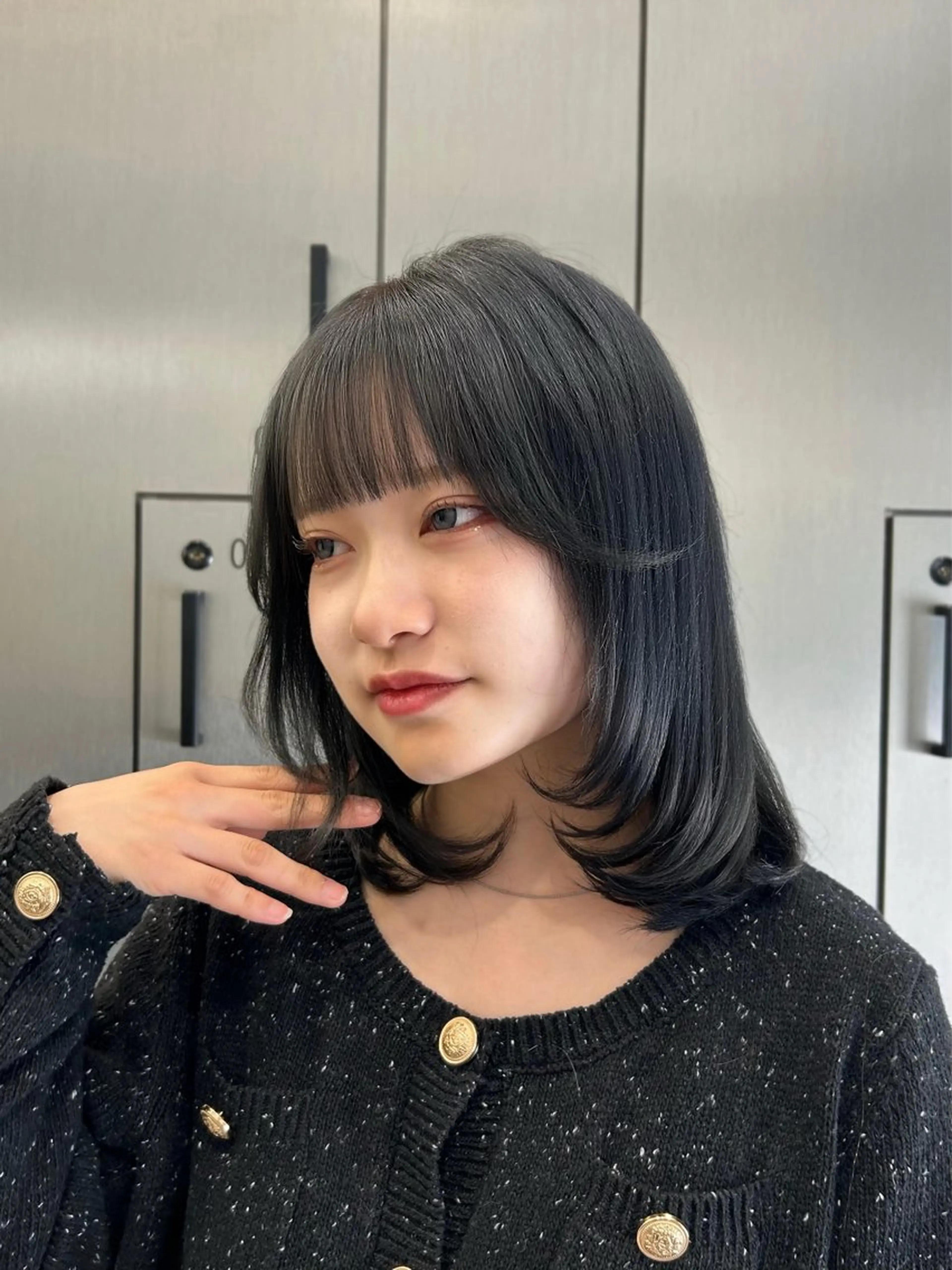 ミディアム ボブレイヤー ボブ レイヤーカット 大人レイヤー/艶美髪 🇺🇸TOMONAのヘアスタイル