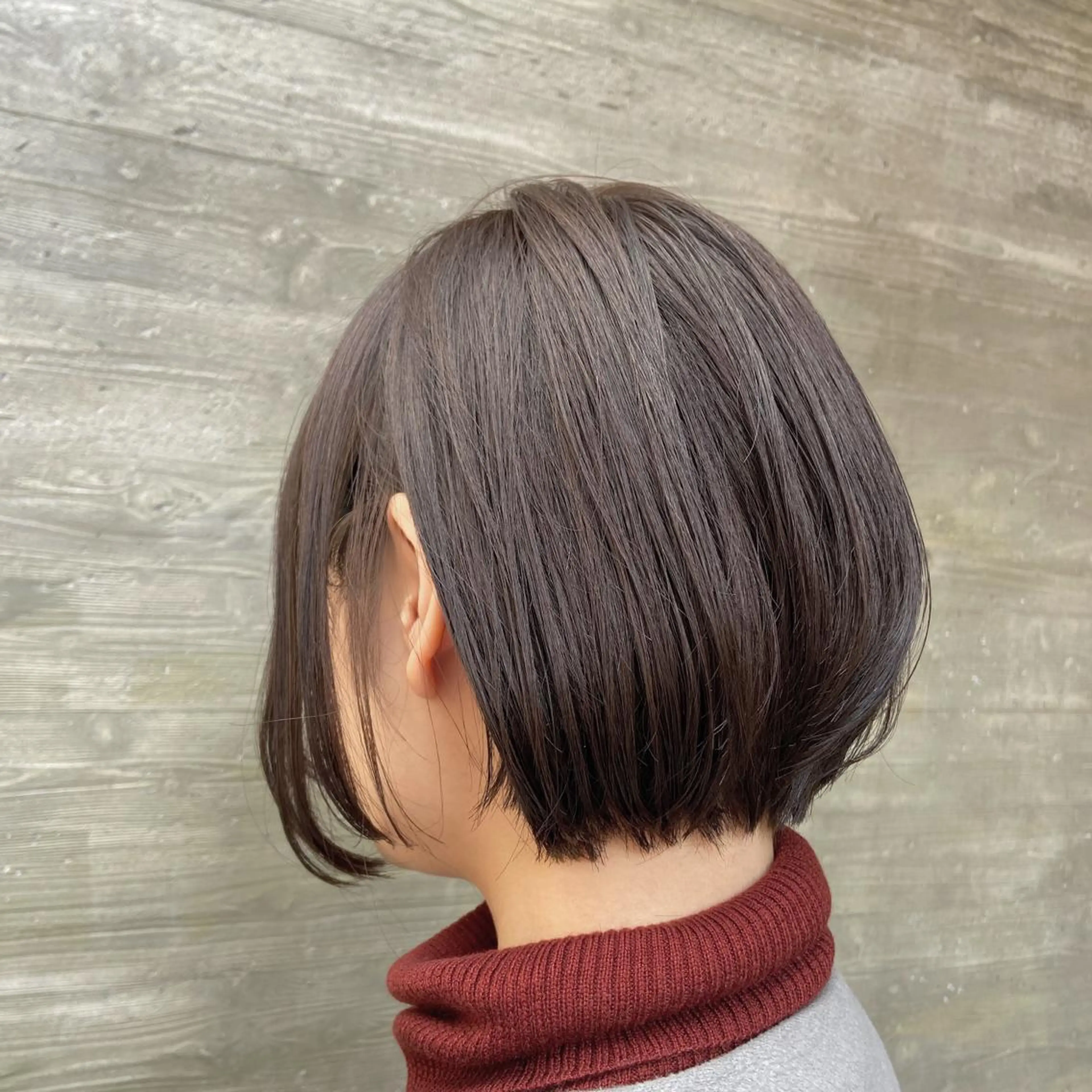 ショート カラー ショートボブ 丸みショート ボブ ショートヘア 暗髪/艶髪/Ono .のヘアスタイル