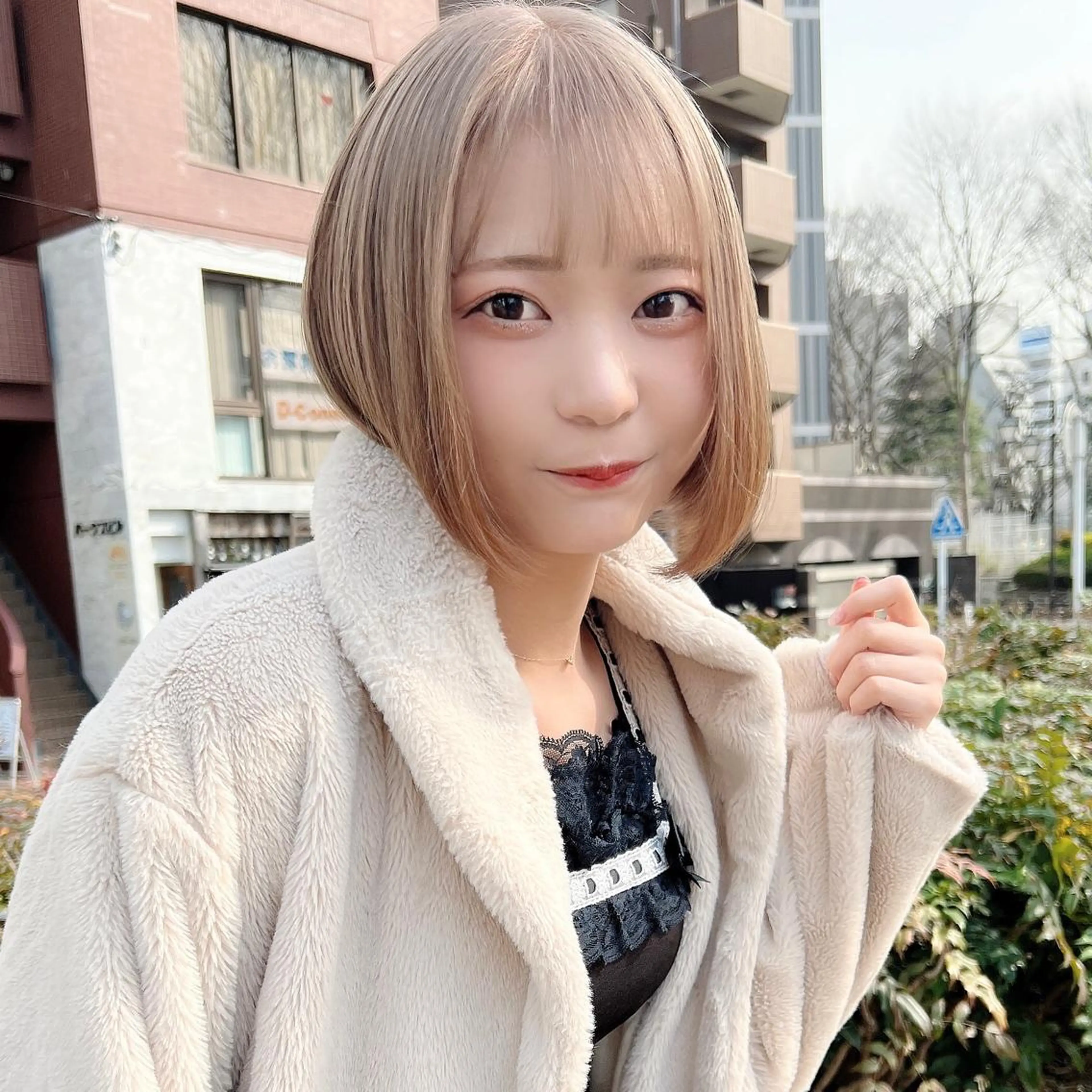 ショート カラー カット ヘアカラー トリートメント 癖毛救済✂️ボブ /髪質改善ストレートのヘアスタイル