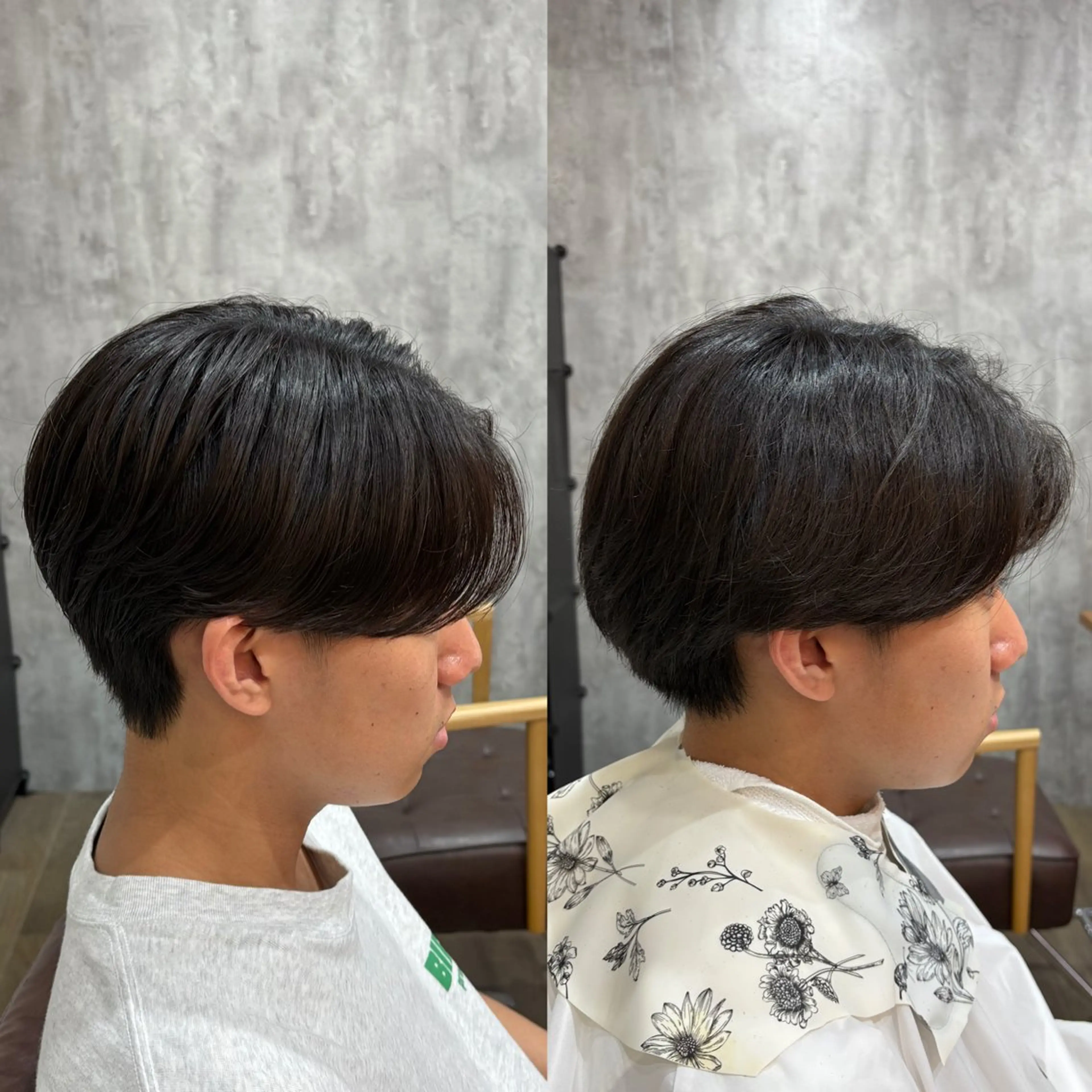 【ご新規様限定/🇰🇷韓国式🇰🇷サイドや襟足が膨らむ方✨】メンズカット＋ダウンパーマ#生え癖矯正#骨格矯正#韓国の写真