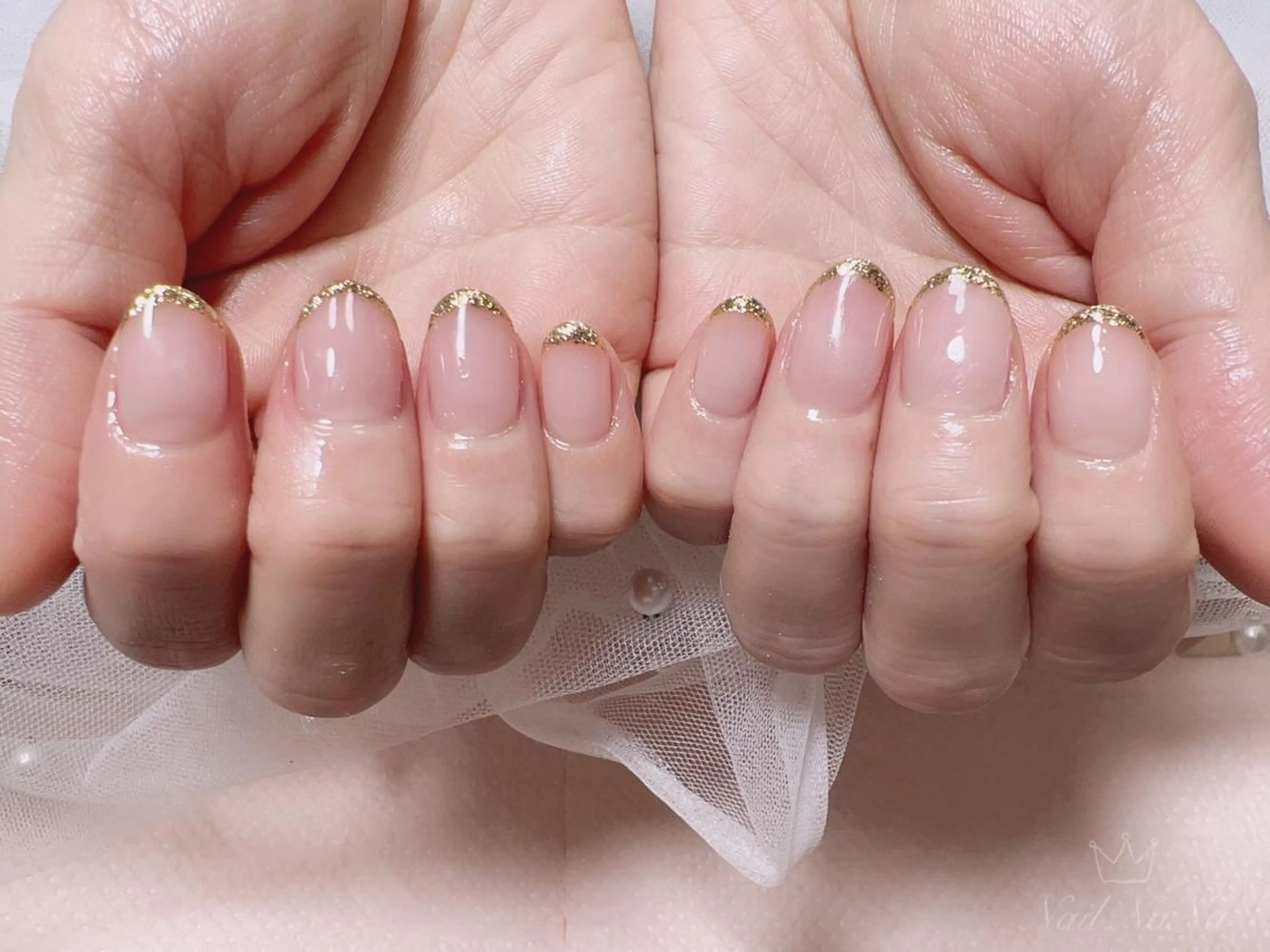 ショート カラー ネイル フレンチネイル ハンドネイル Nail NaNaのネイルデザイン