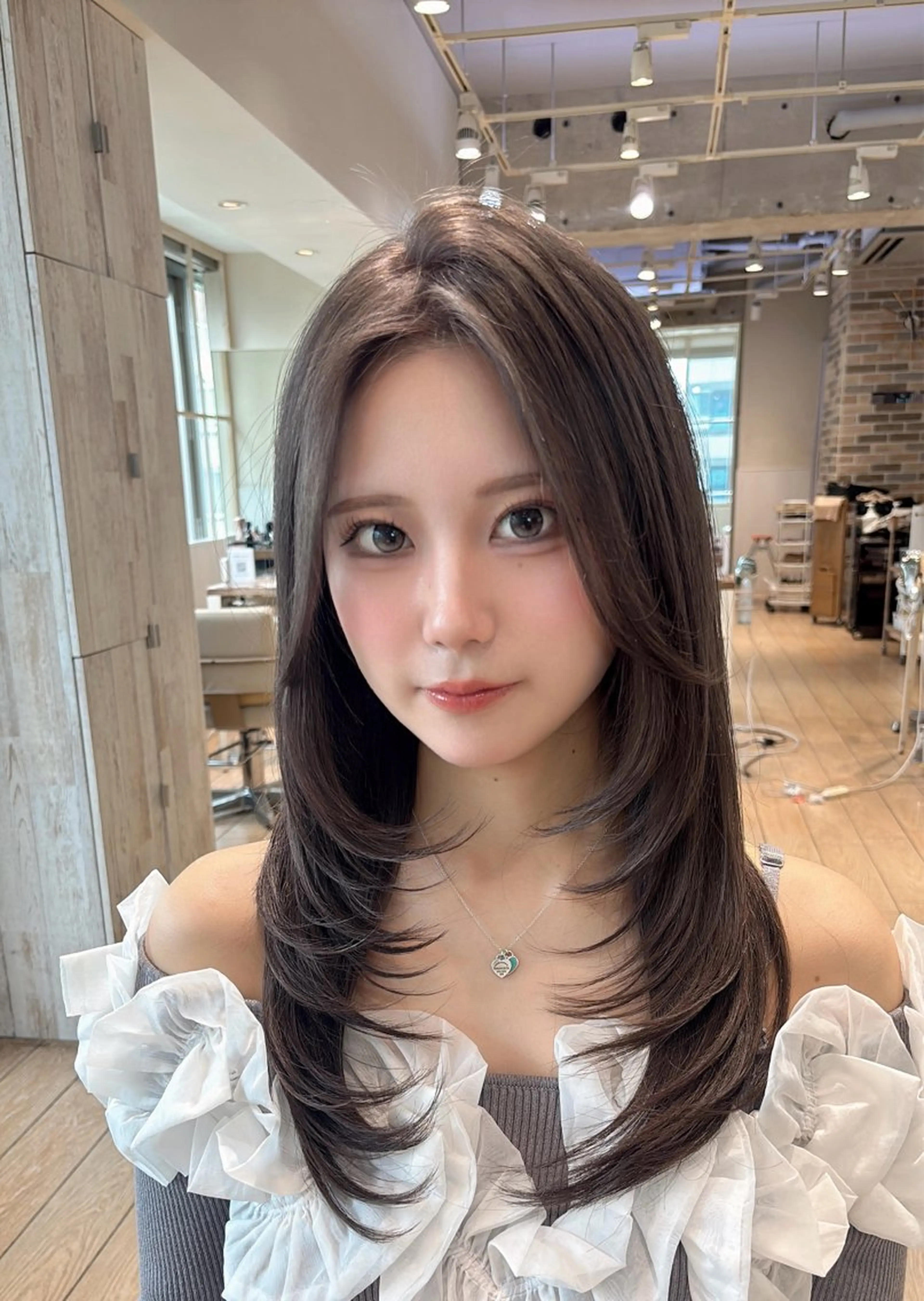 ロング 髪質改善🍯/透明感 ケアカラー/菊池真稔のヘアスタイル