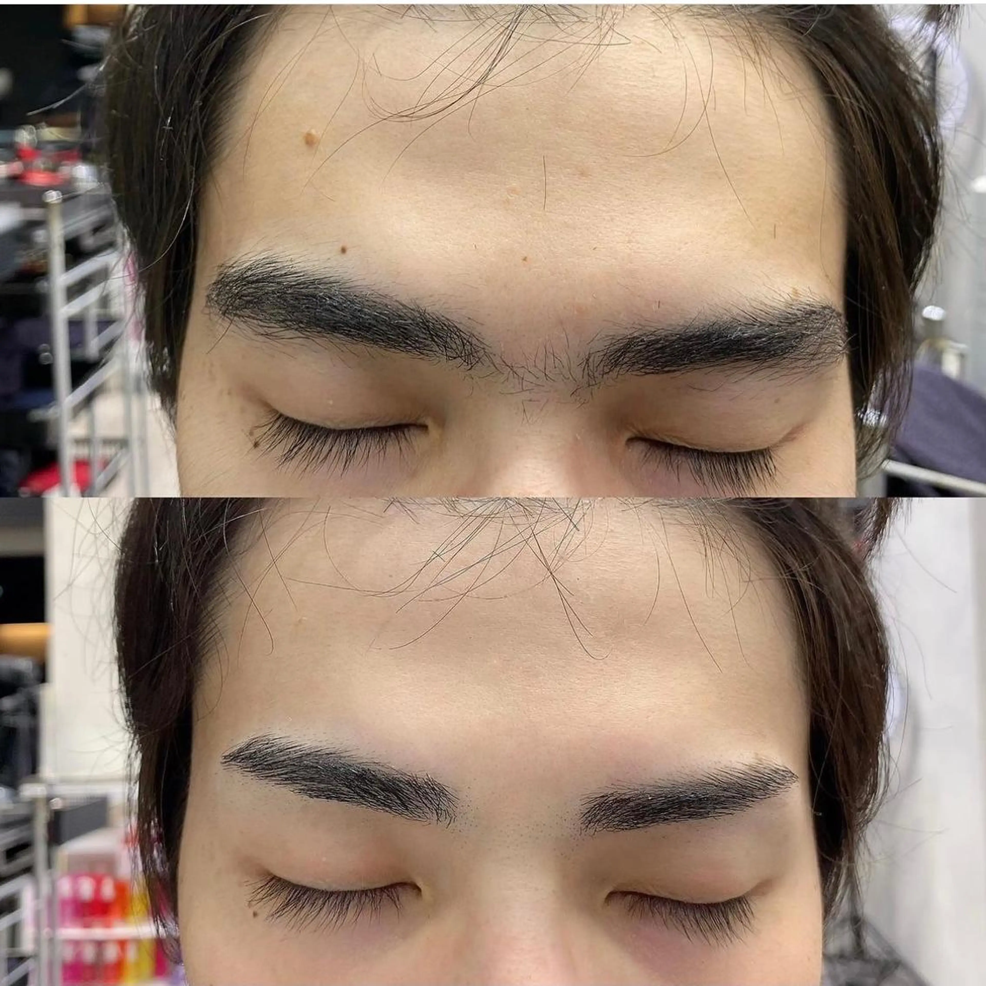 メンズ アイブロウ 眉カット カット ヘッドスパ ヘアセット 半個室メンズ カット🥕羽鳥淳妃のヘアスタイル