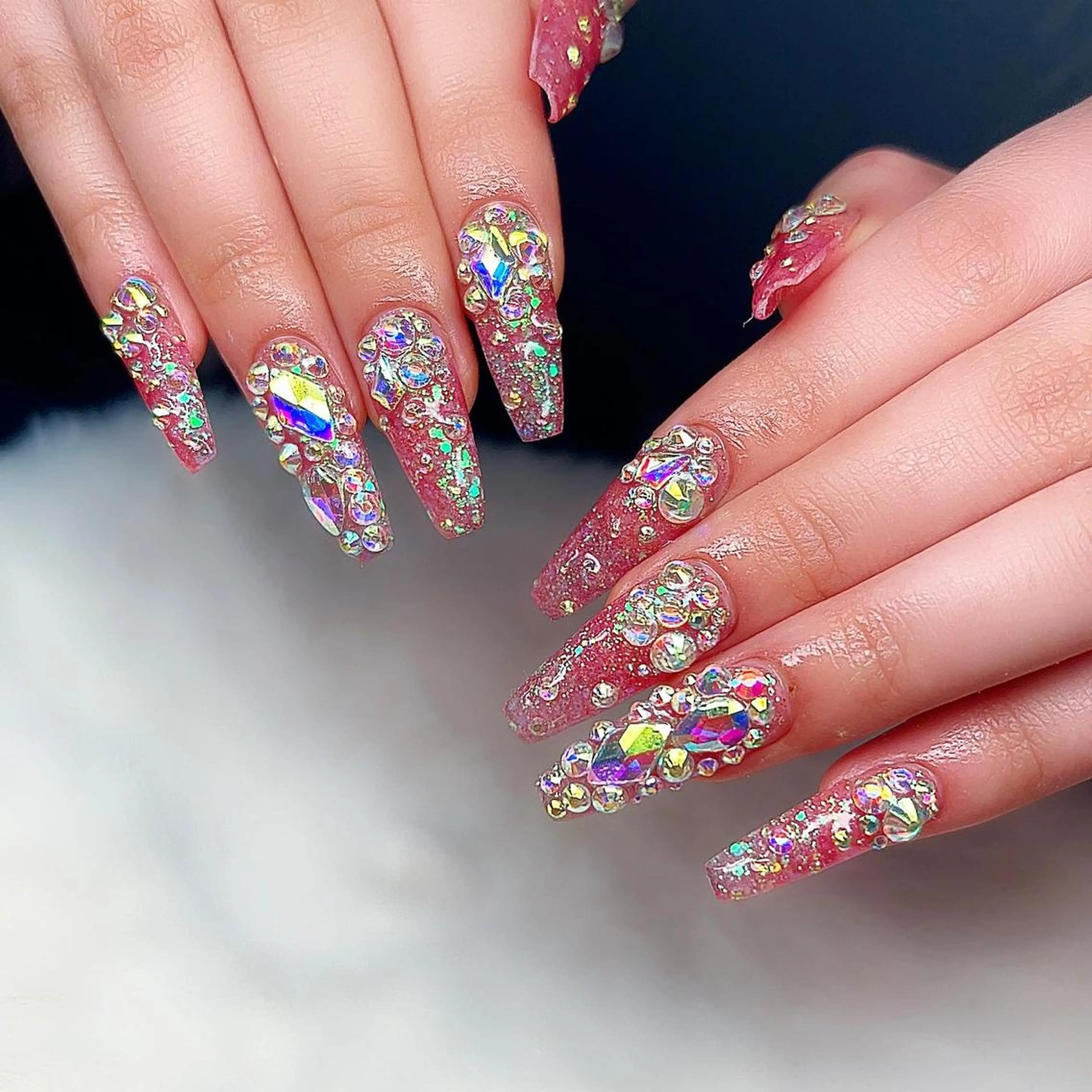 ロング nail salon azuのネイルデザイン