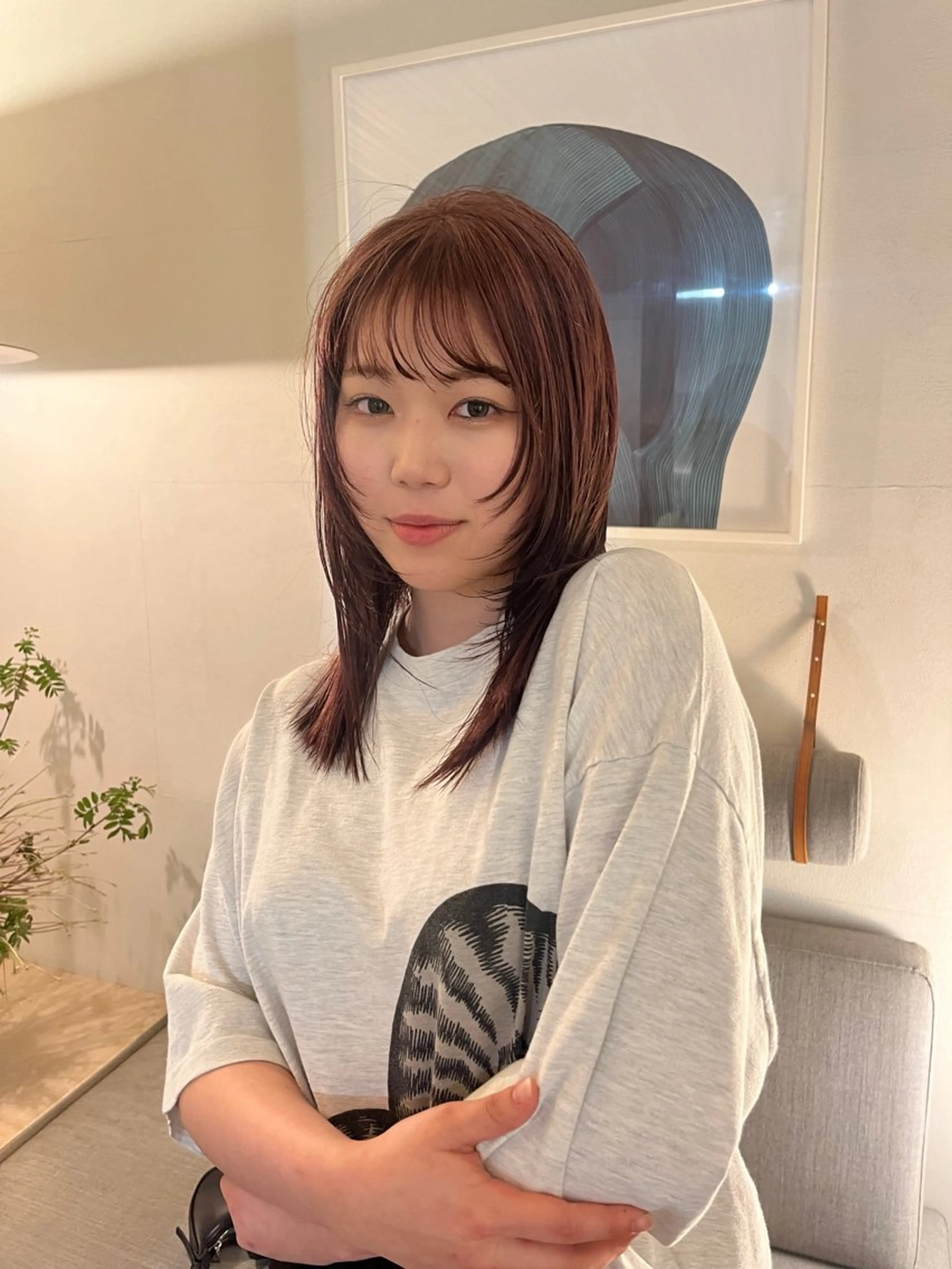 カラー yoshihama sumireのヘアスタイル