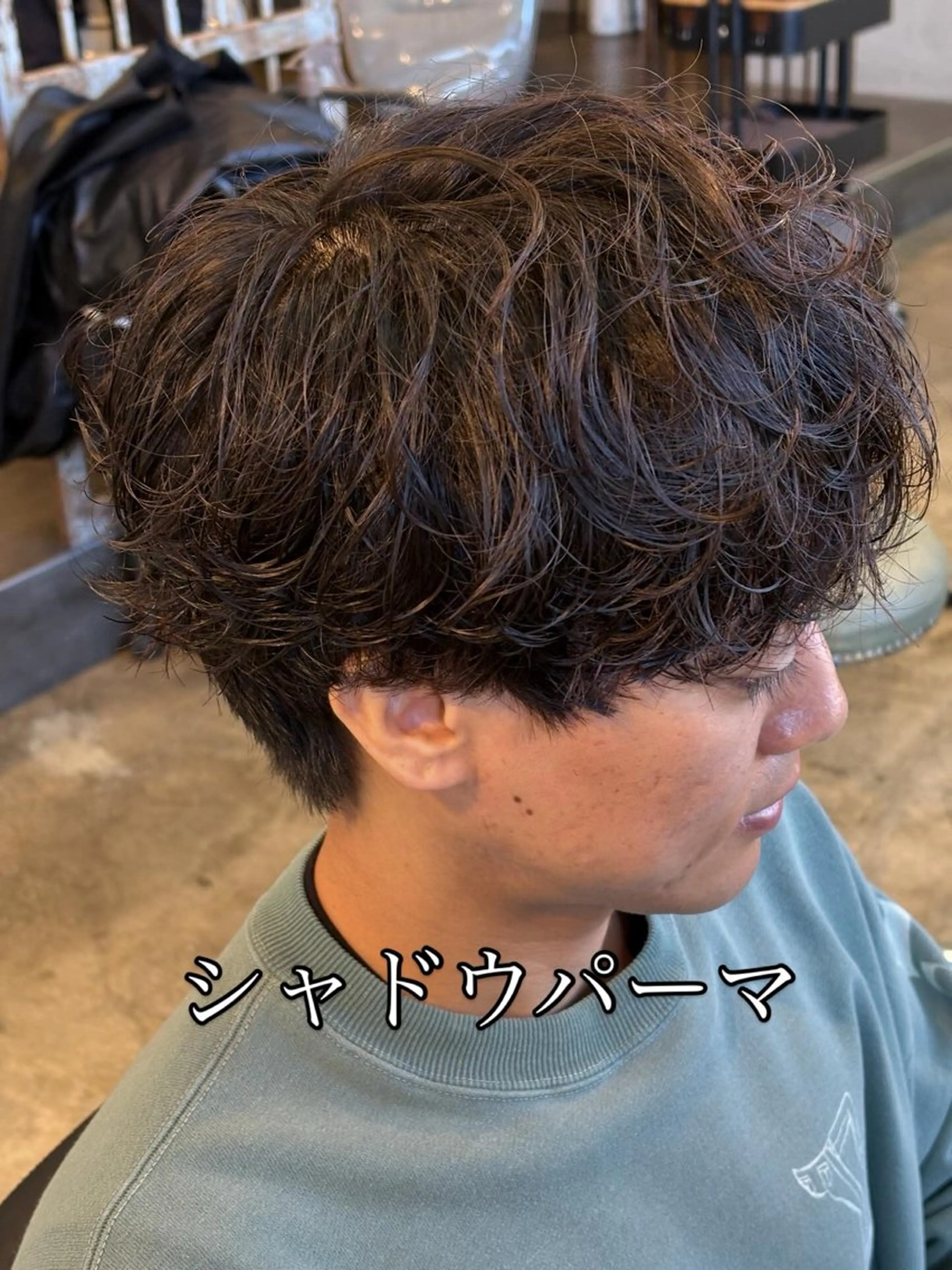 ショート パーマ メンズ 🌀rooomen 各務原/龍之介のヘアスタイル