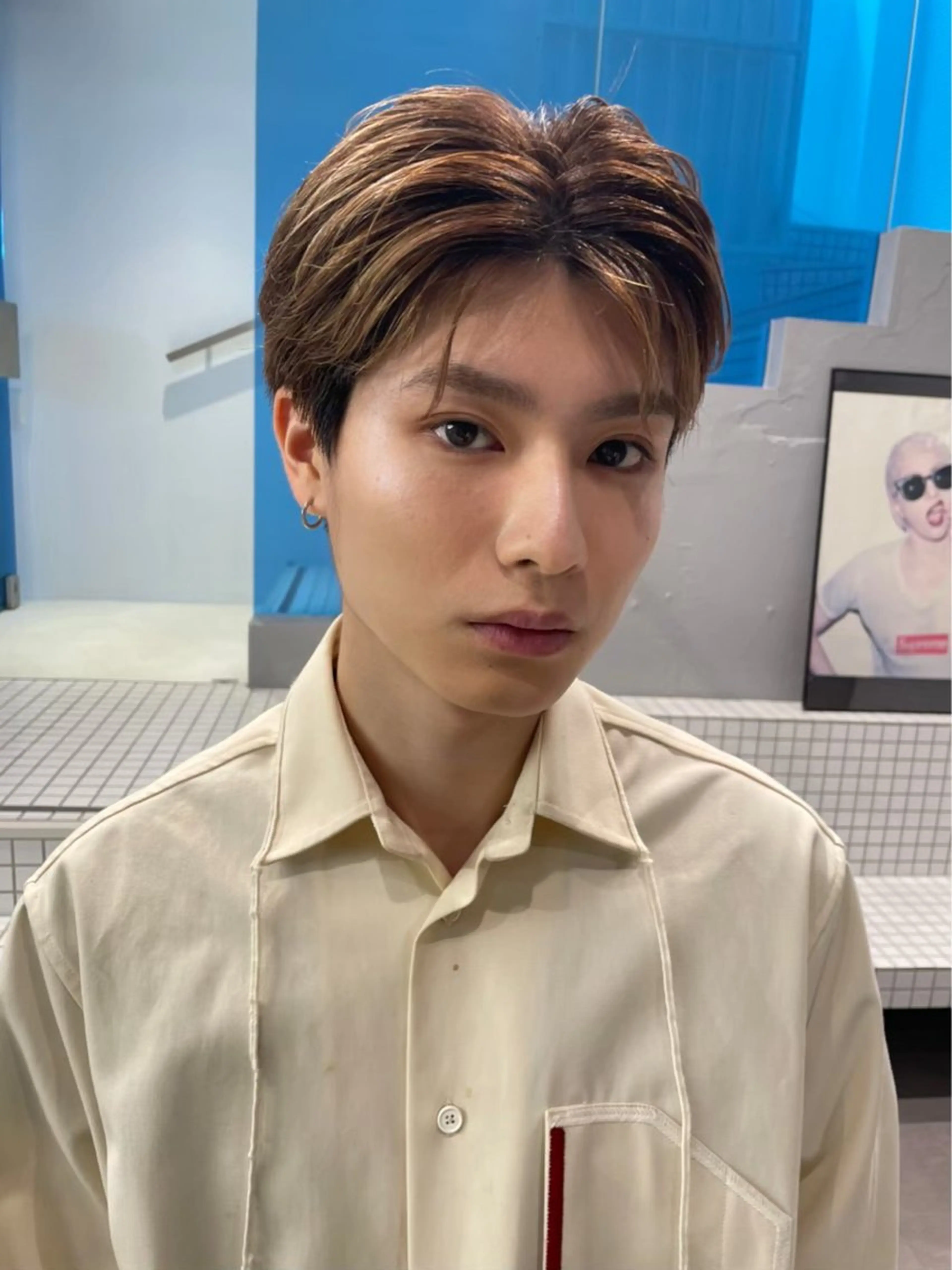 メンズ シャドウパーマ/ 波巻きパーマ/三鷹のヘアスタイル