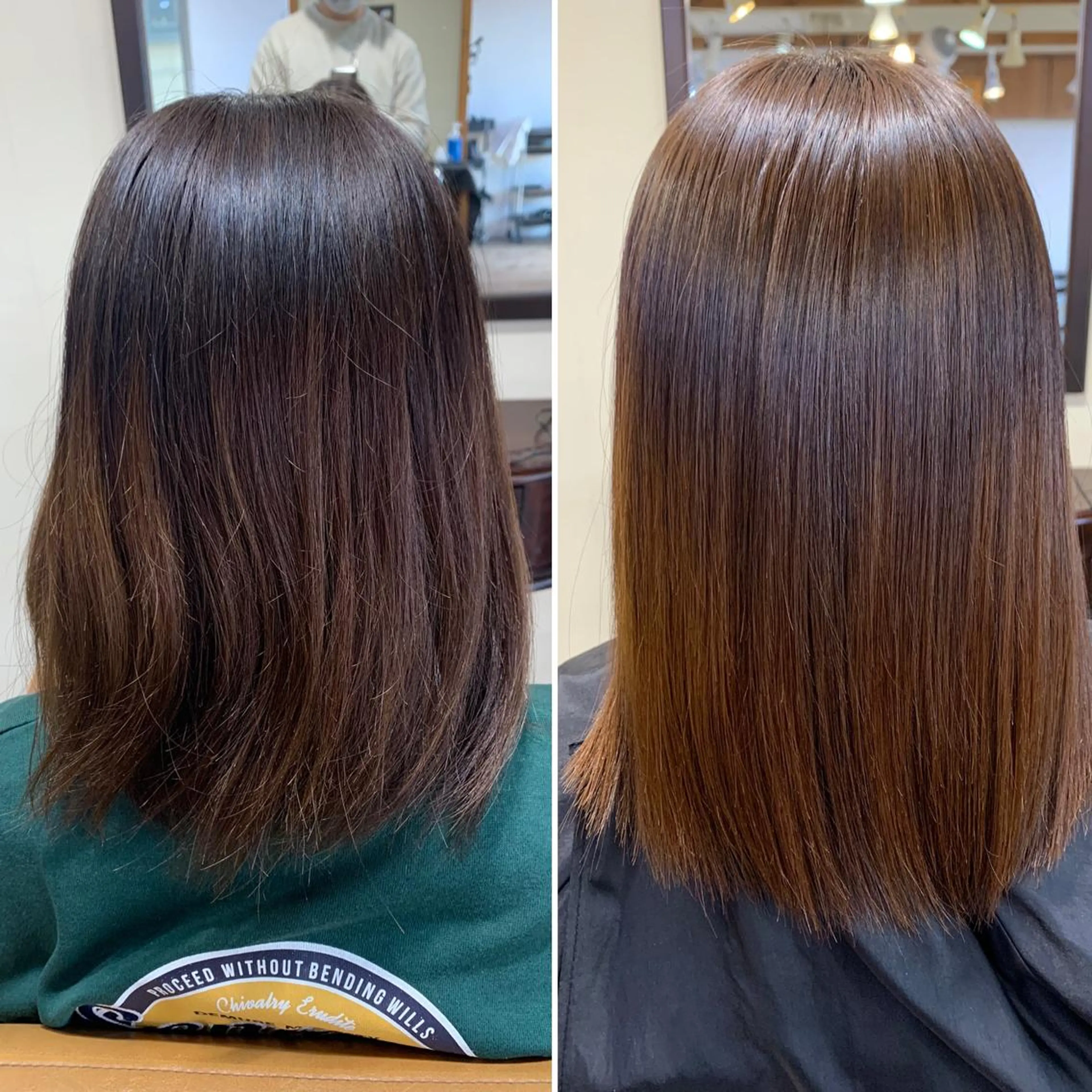 ミディアム 伸ばしかけ 髪質改善 縮毛矯正 カット 縮毛矯正 トリートメント 髪質改善/山根勇平 /完全マンツーマンのヘアスタイル