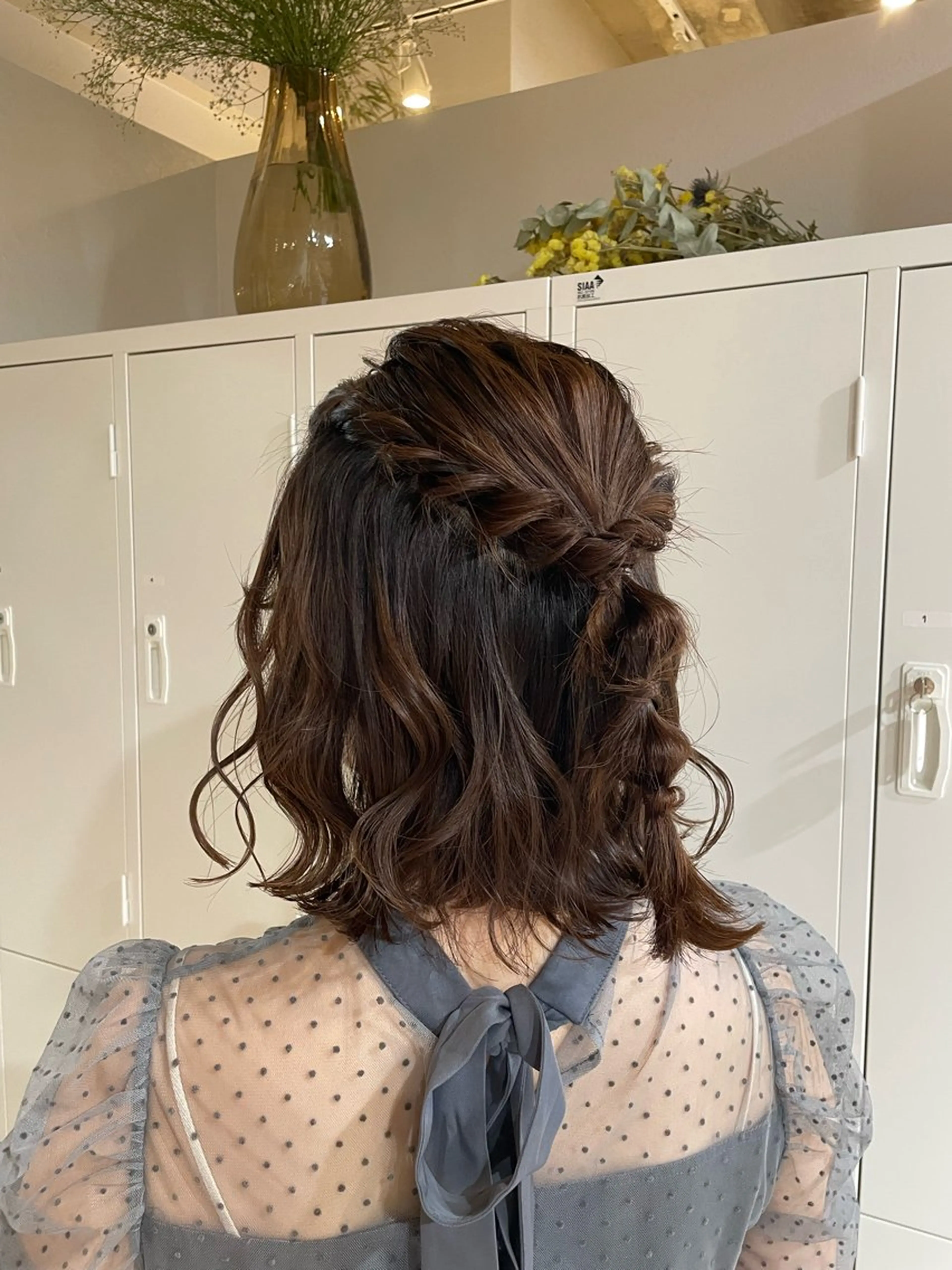 ミディアム 透明感ベージュカラー yumekaのヘアスタイル