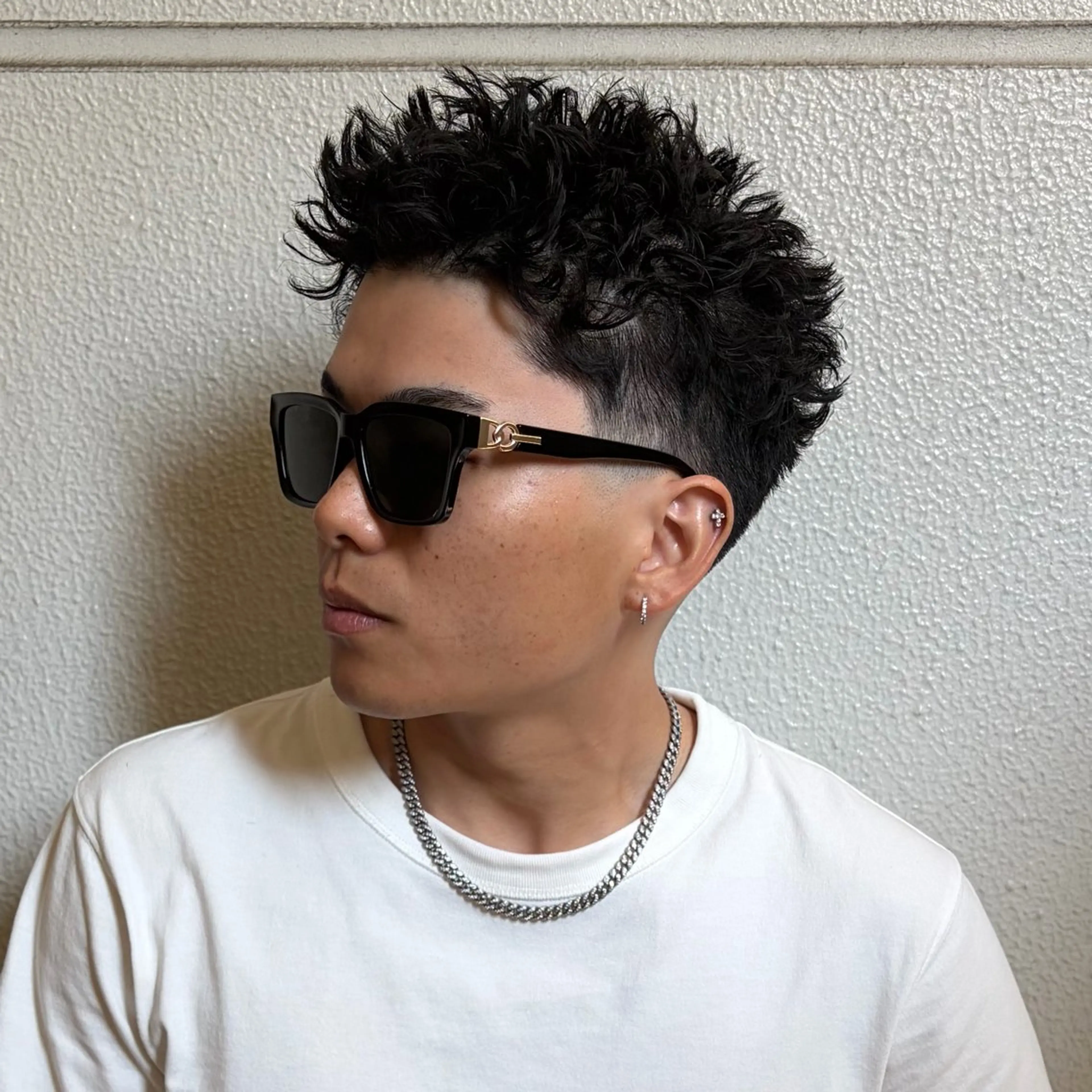 パーマ メンズ メンズパーマ カット パーマ 志村 シュンスケのヘアスタイル