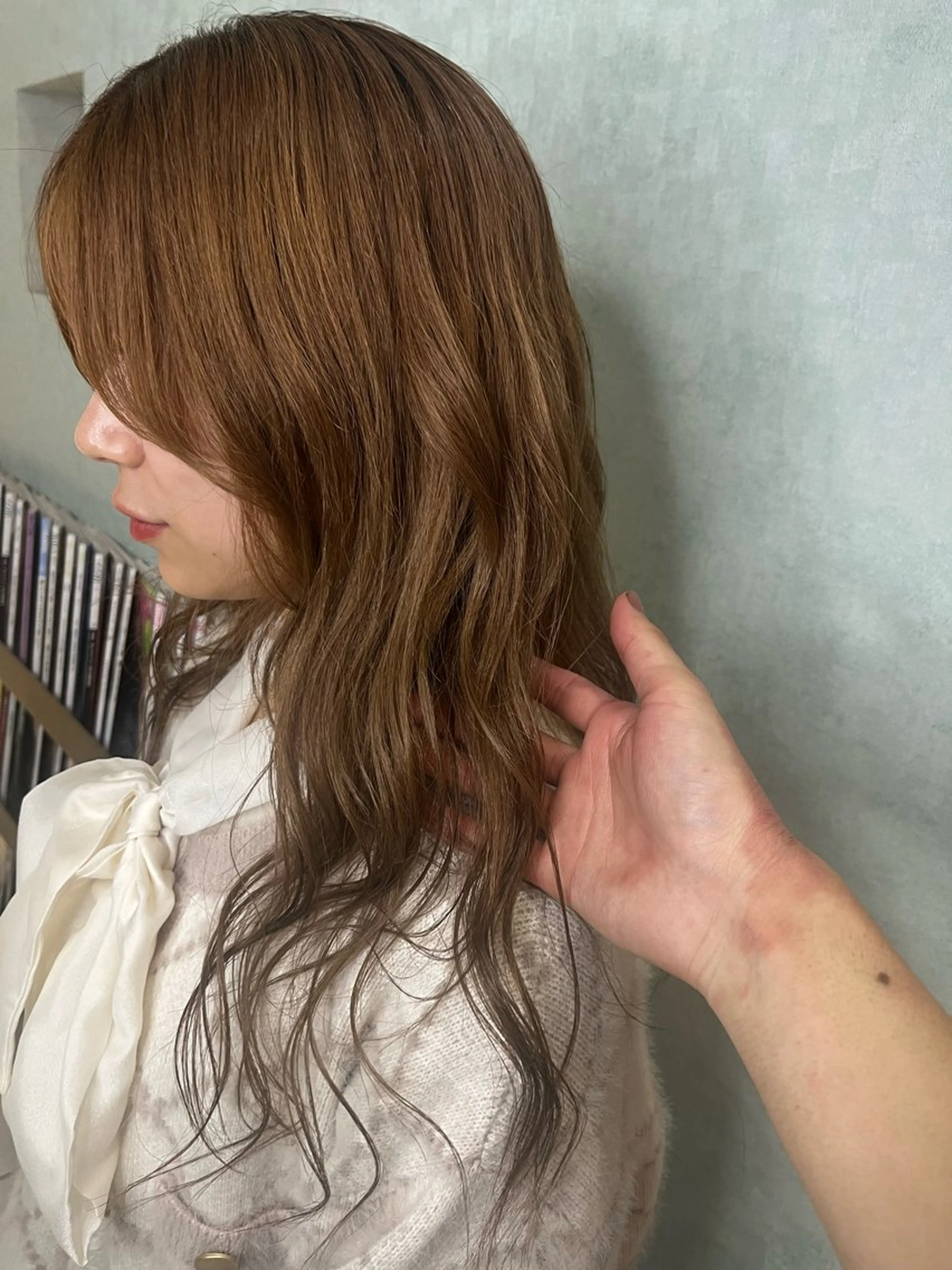 カラー ブラウンカラー モカブラウン 透明感カラー✨🩵 韓国ヘアkanatoのヘアスタイル