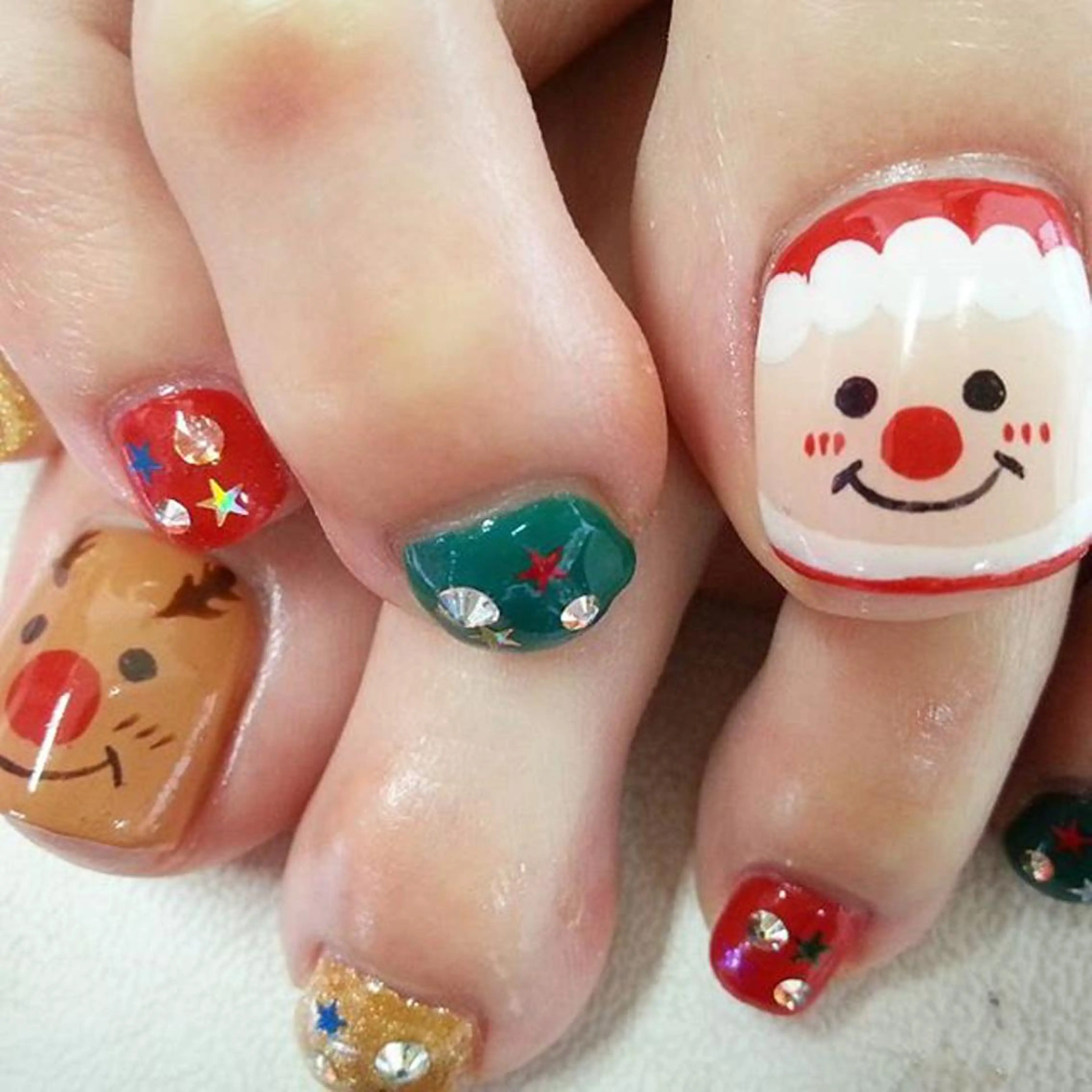 ネイル アートネイル フットネイル 持ち込み 管 裕子(日本人)のネイルデザイン