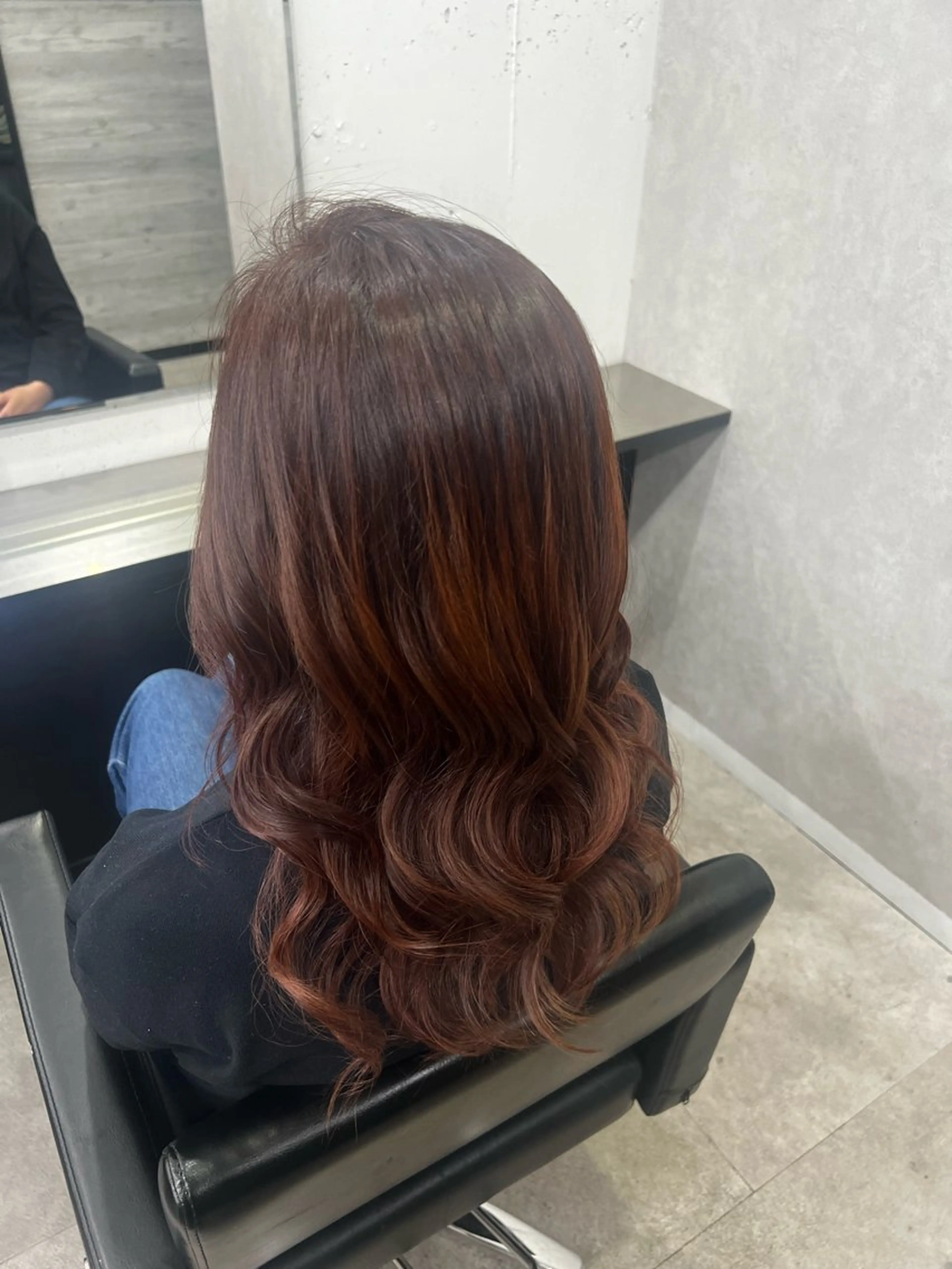 ロング ヘアカラー トリートメント ANNA 🦋‪‎🤍のヘアスタイル