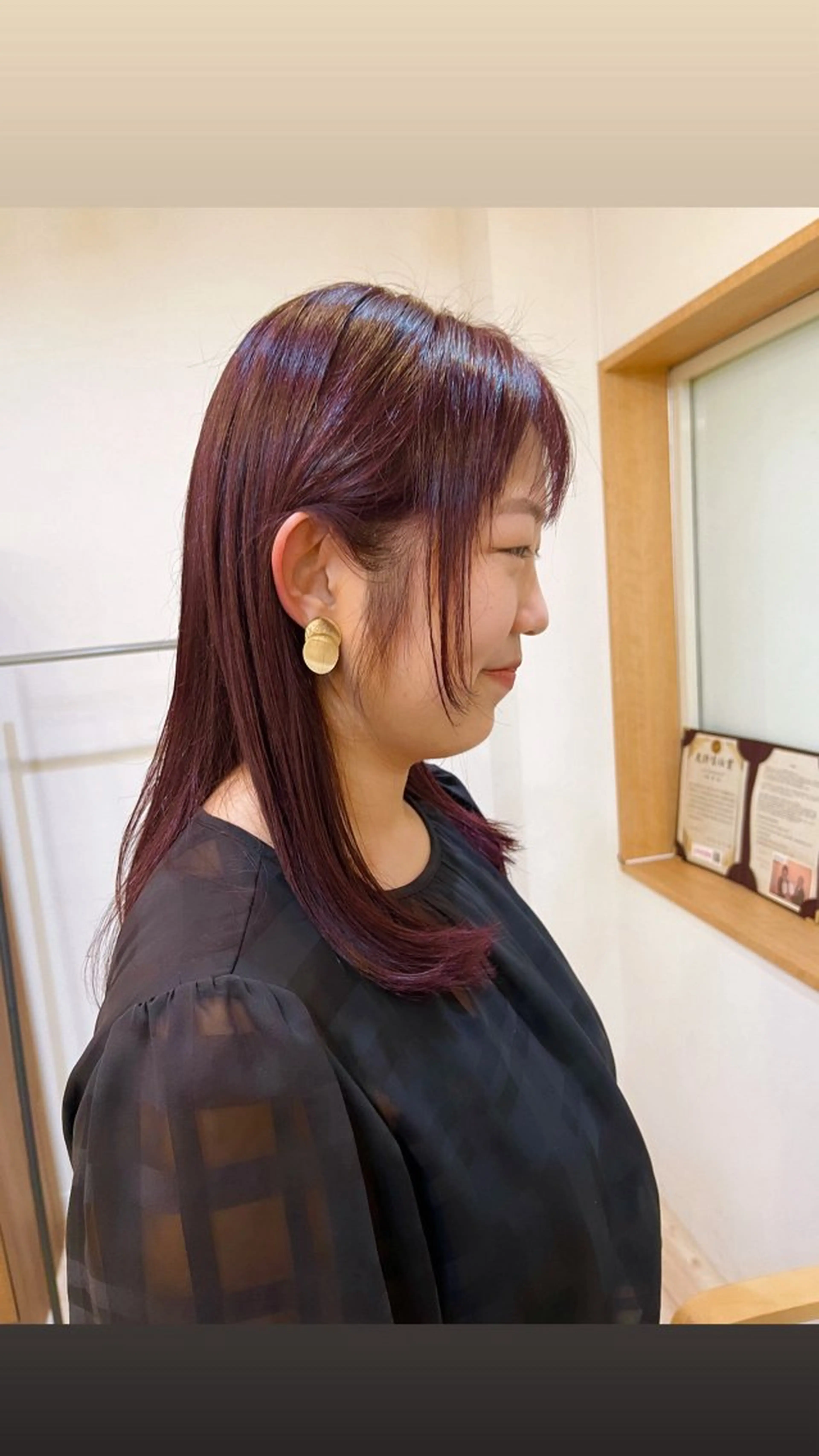 ロング 宇佐美/ボブ／ 顔まわりレイヤーのヘアスタイル