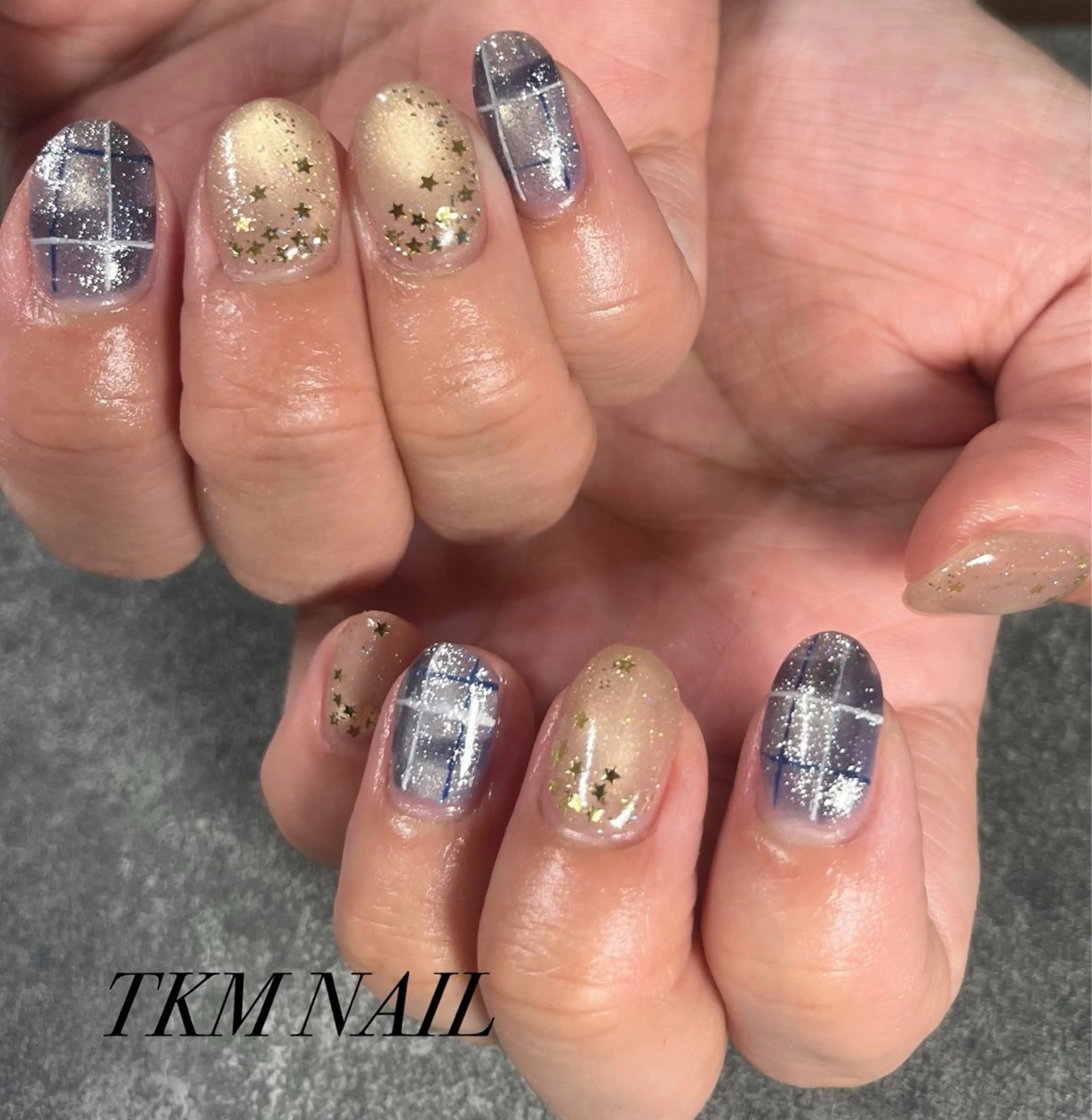 ネイル フラッシュネイル フラッシュマグ ゴージャス ______ TKM  NAILのネイルデザイン