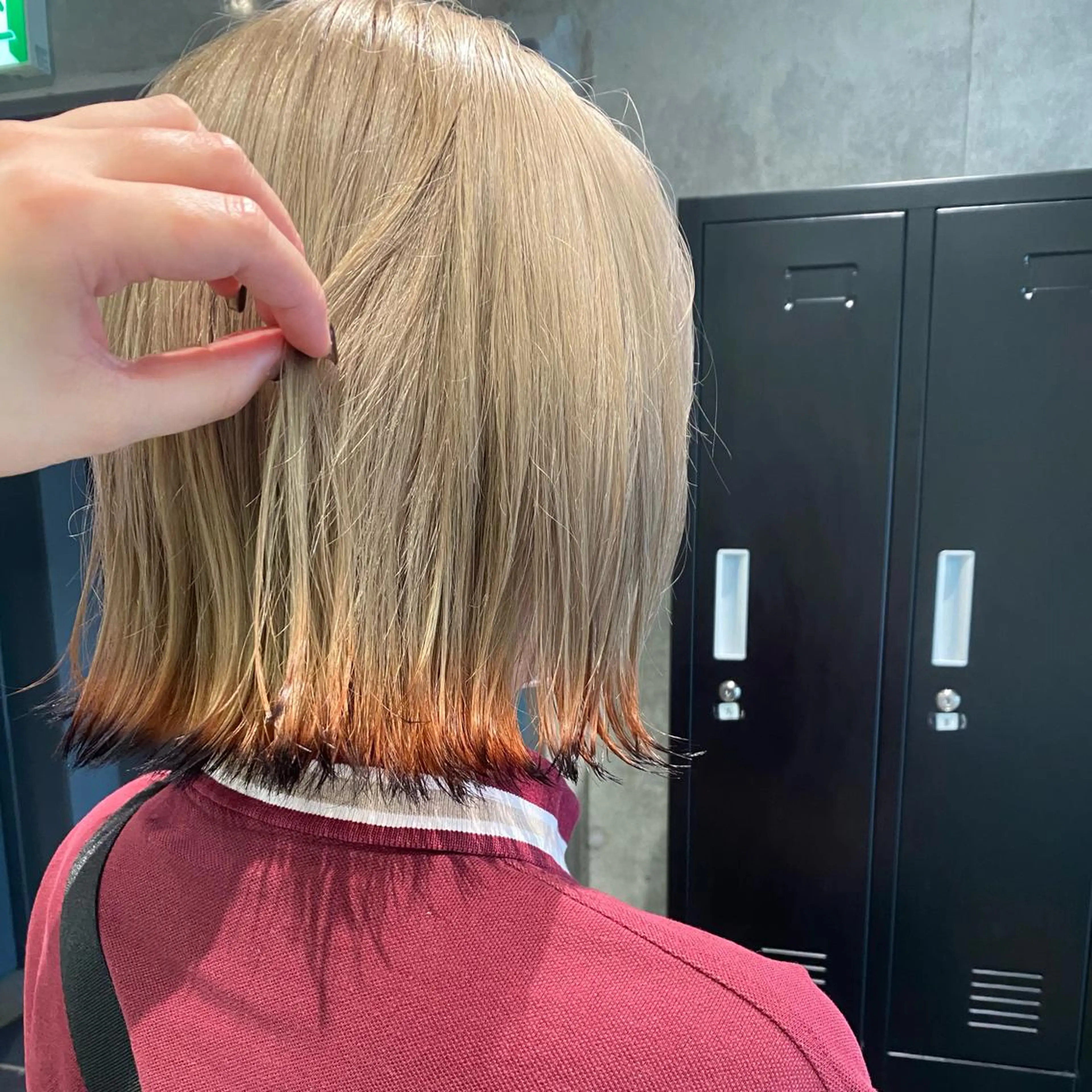 ショート カラー ヘアアレンジ 🩶レイヤーカット 🩶柔らかカラー結愛のヘアスタイル