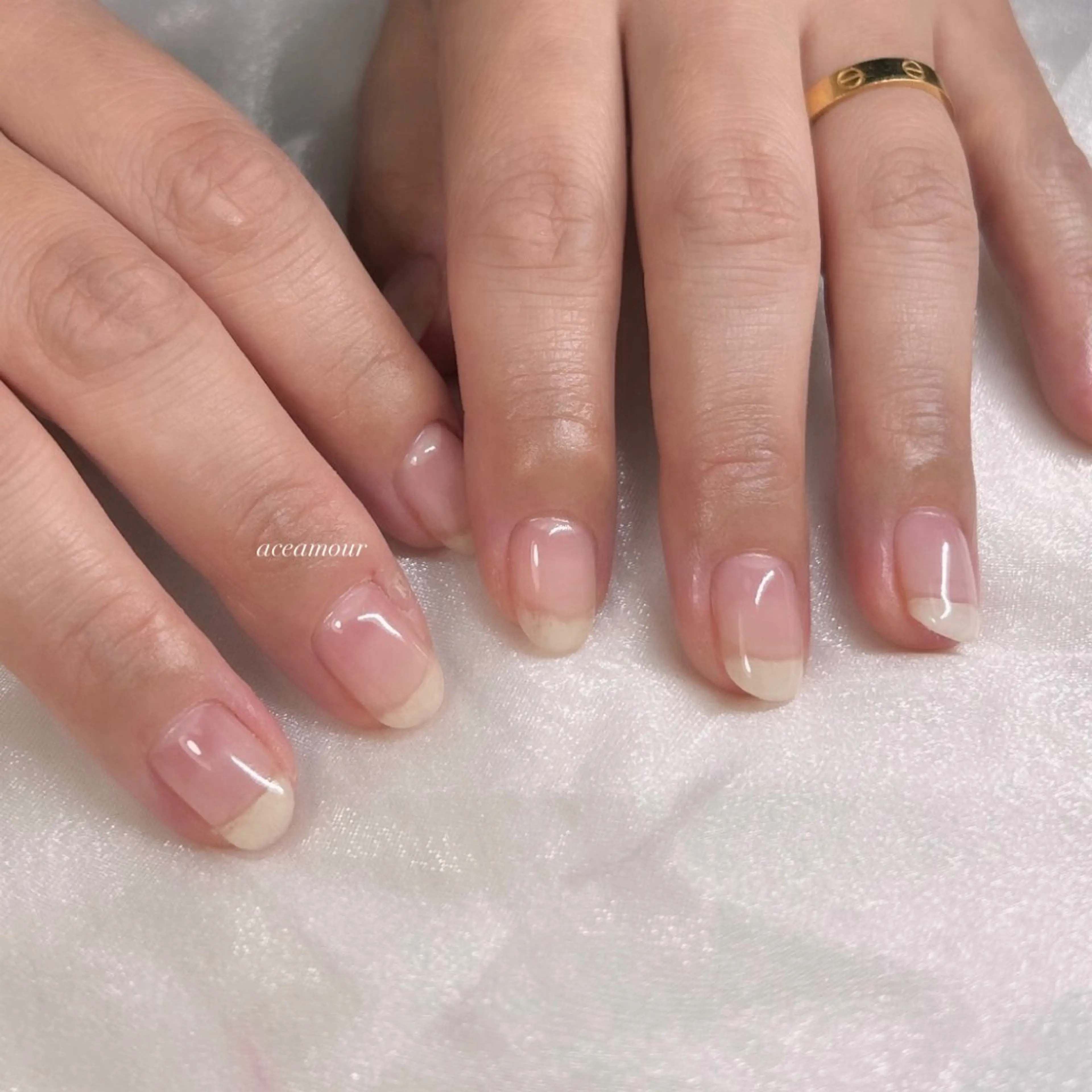 ネイル クリアネイル ハンドネイル ネイル/耳つぼ /新ホワイトニングのネイルデザイン