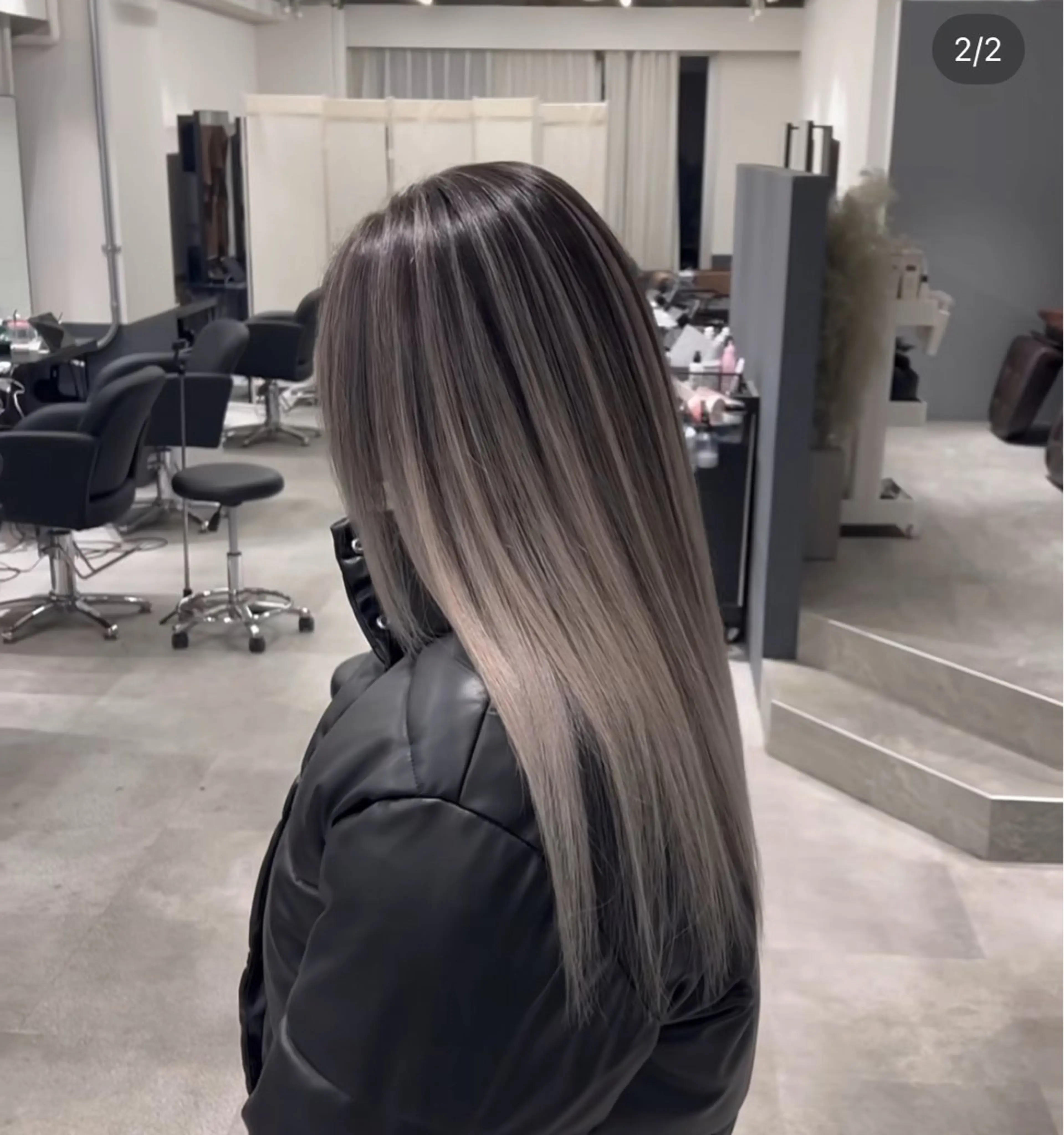 ロング 西岡 あつみ/ 堀江美容室のヘアスタイル