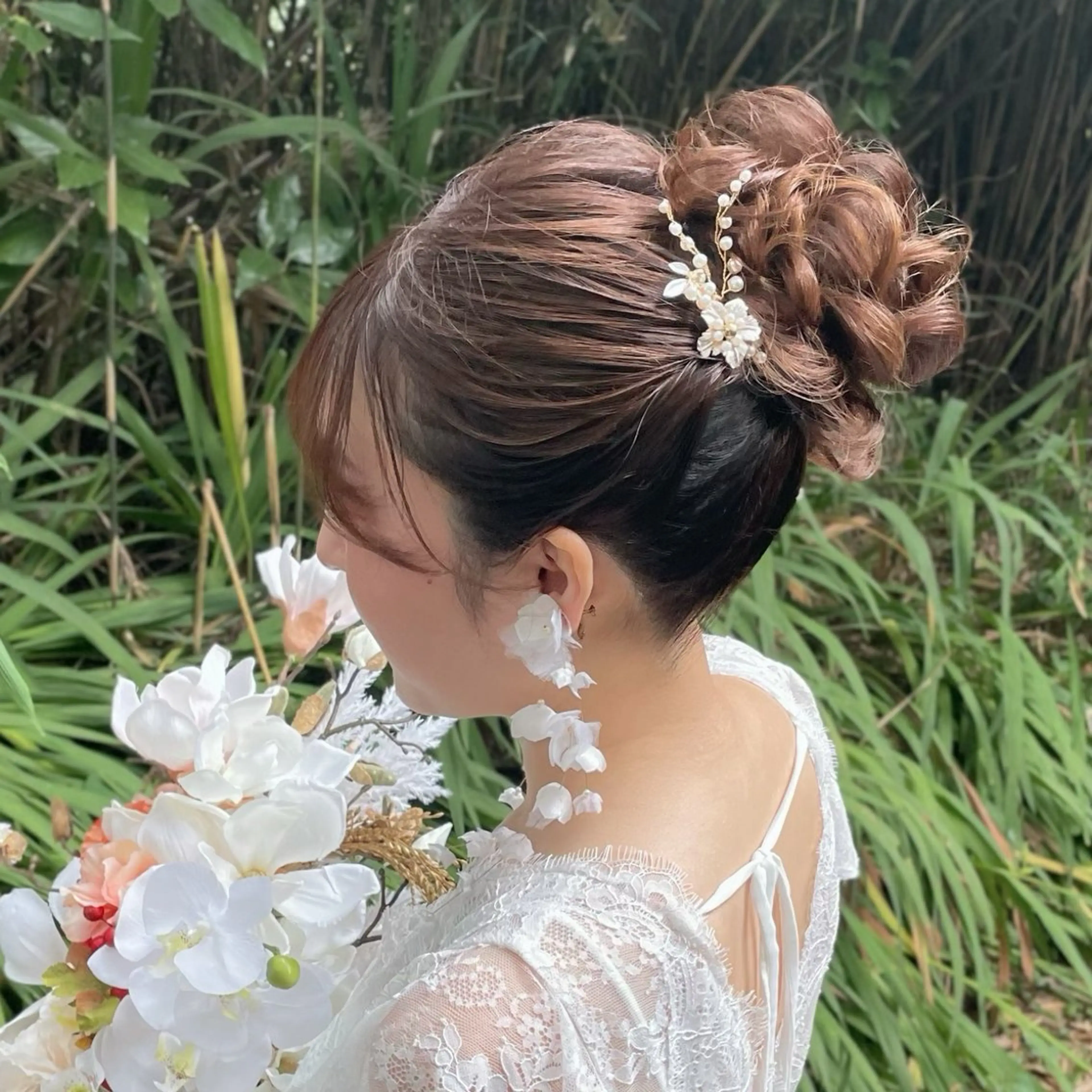 ヘアセットの写真