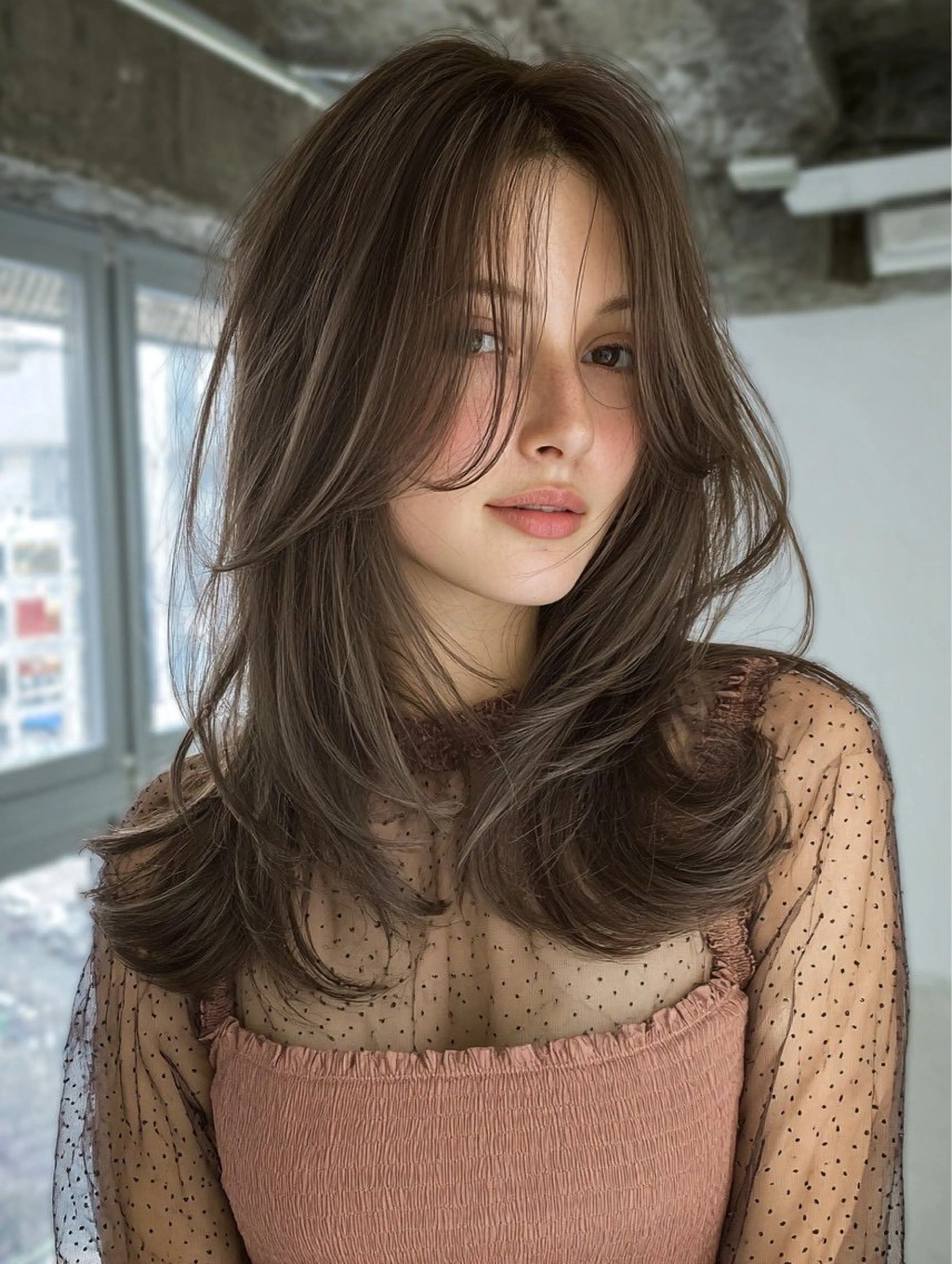 ロング カラー カット ヘアカラー トリートメント 似合わせ美髪ヘア✨ 天王寺．阿倍野🌈のヘアスタイル