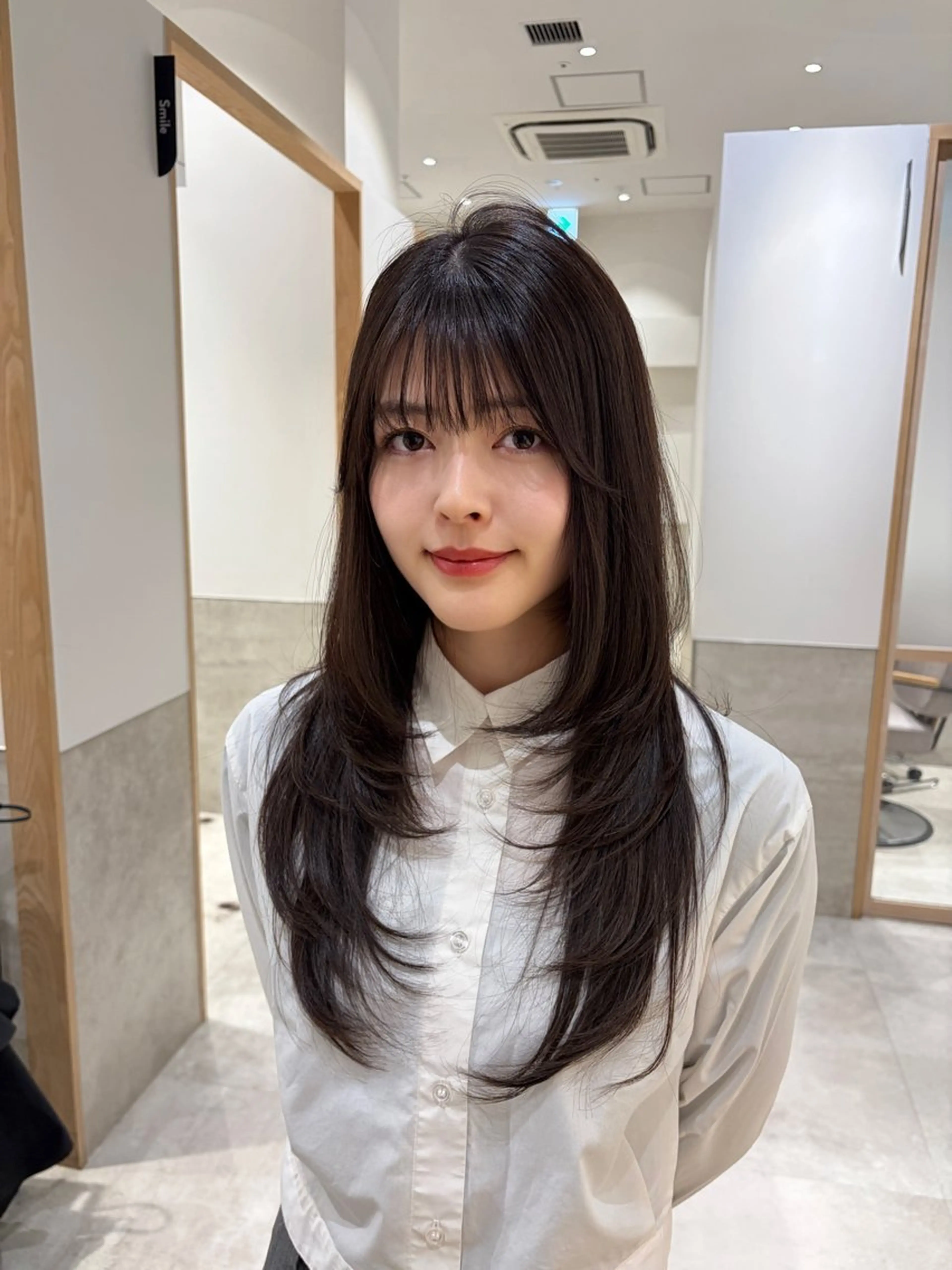 最高級🫧🦋5名様限定・4/22まで🦋レイヤーカット＋カラー＋オージュア7ステップトリートメントU24限定ミニモ学割の写真