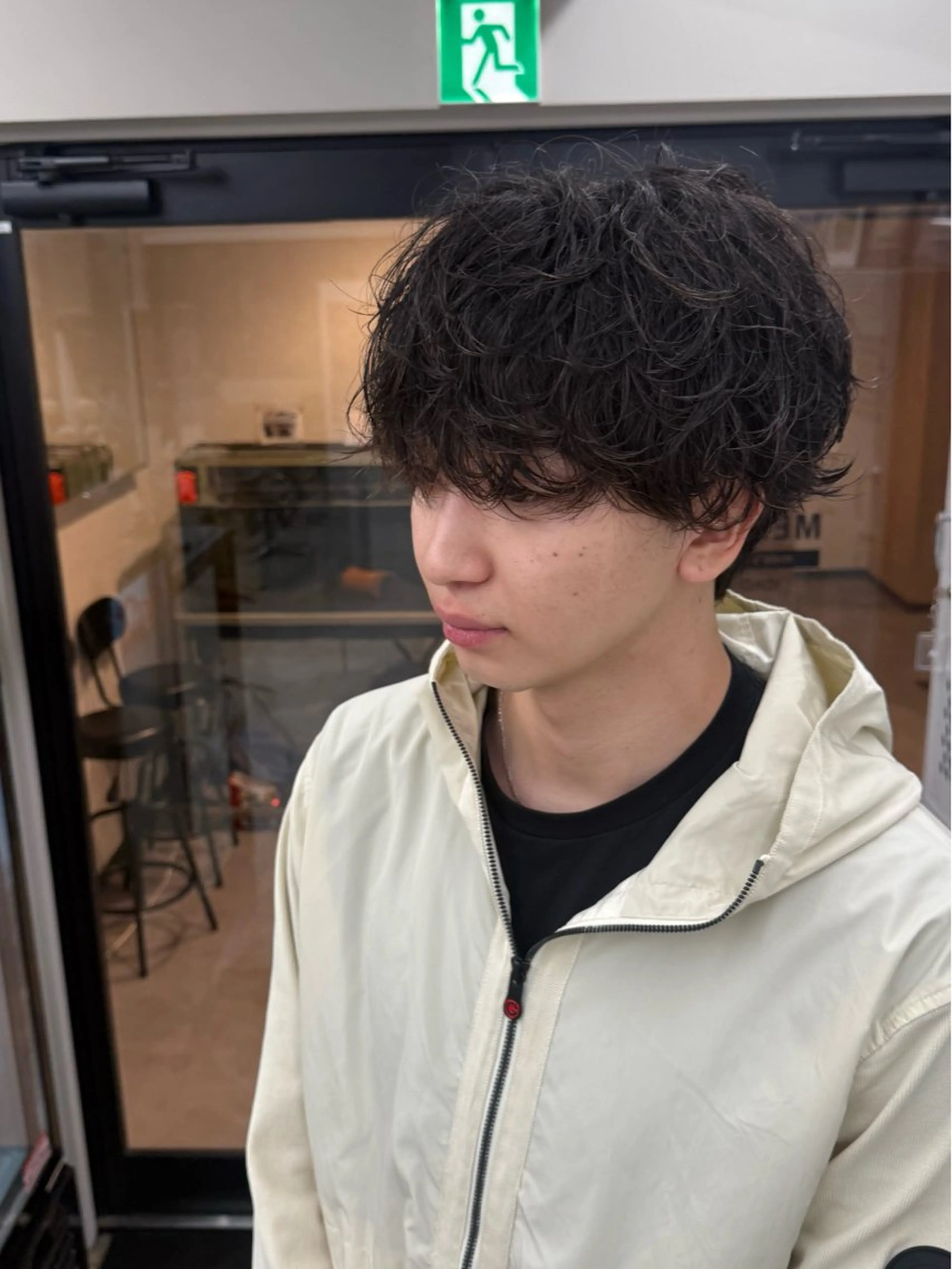 ミディアム ミディアムパーマ わたる /カットモデル募集のヘアスタイル