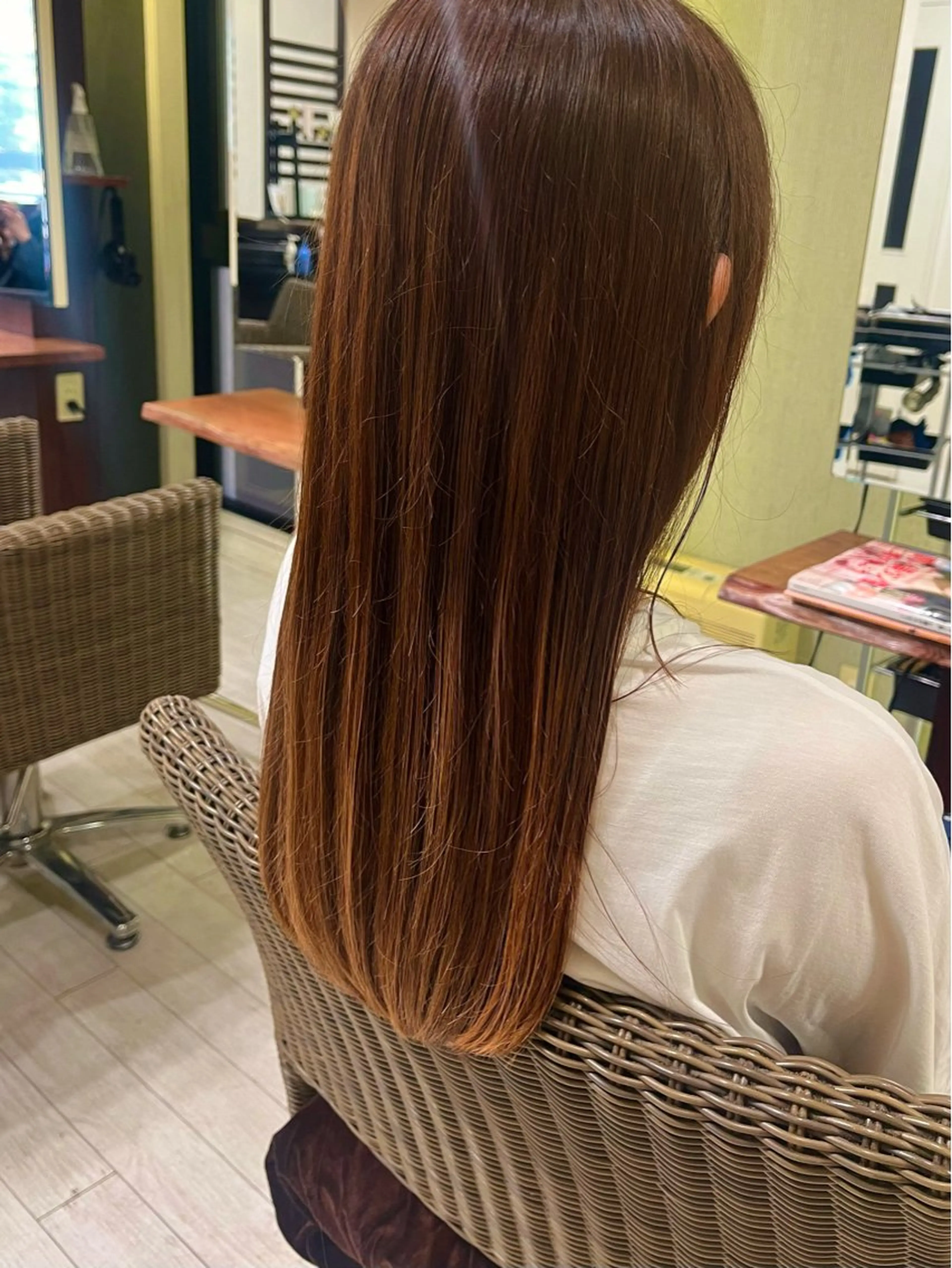 ロング トリートメント ママ美容師 ＊ヒマワリのヘアスタイル