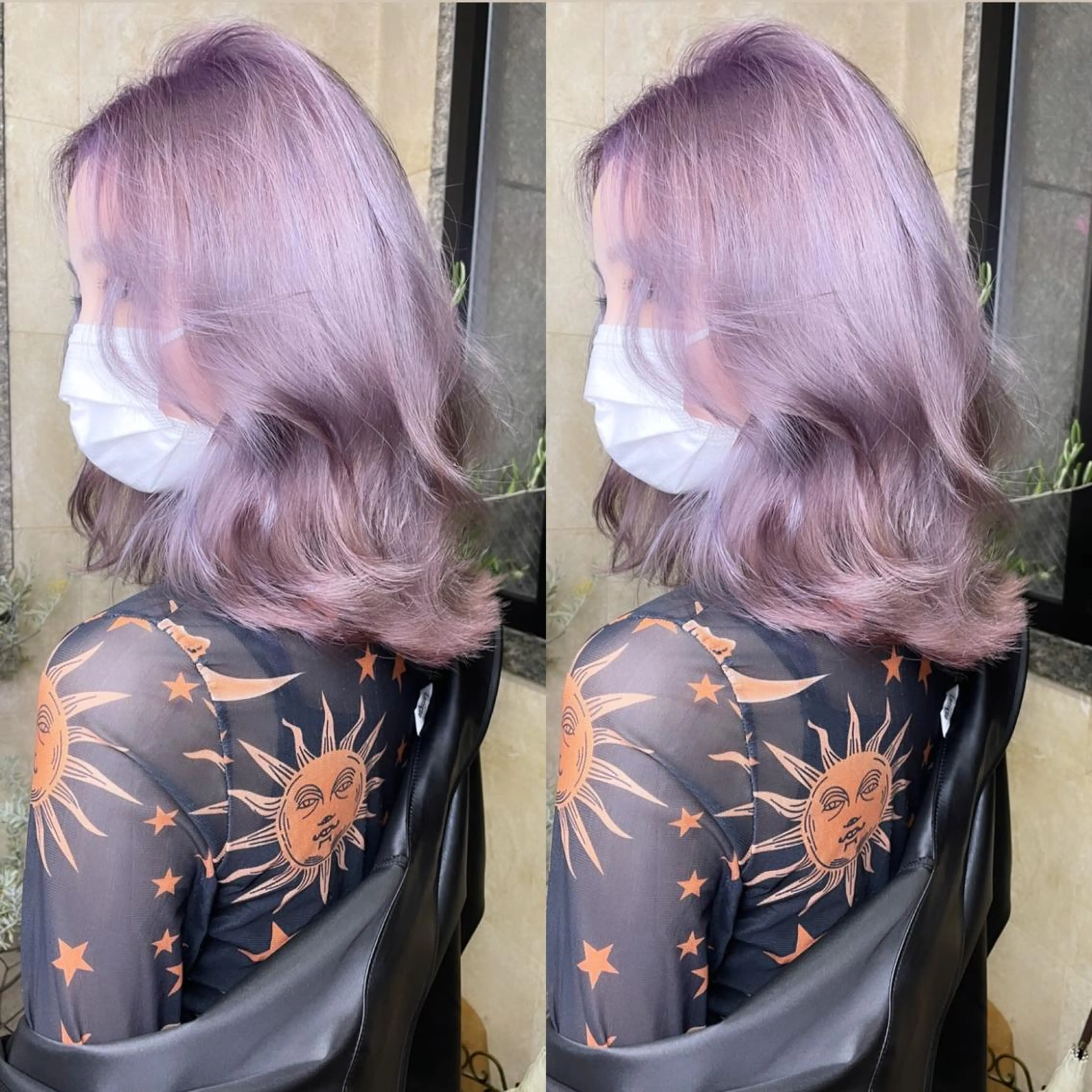 セミロング カラー ブリーチ ハイトーンカラー 韓国レイヤー/ツヤ髪 🤍kosuke🤍のヘアスタイル