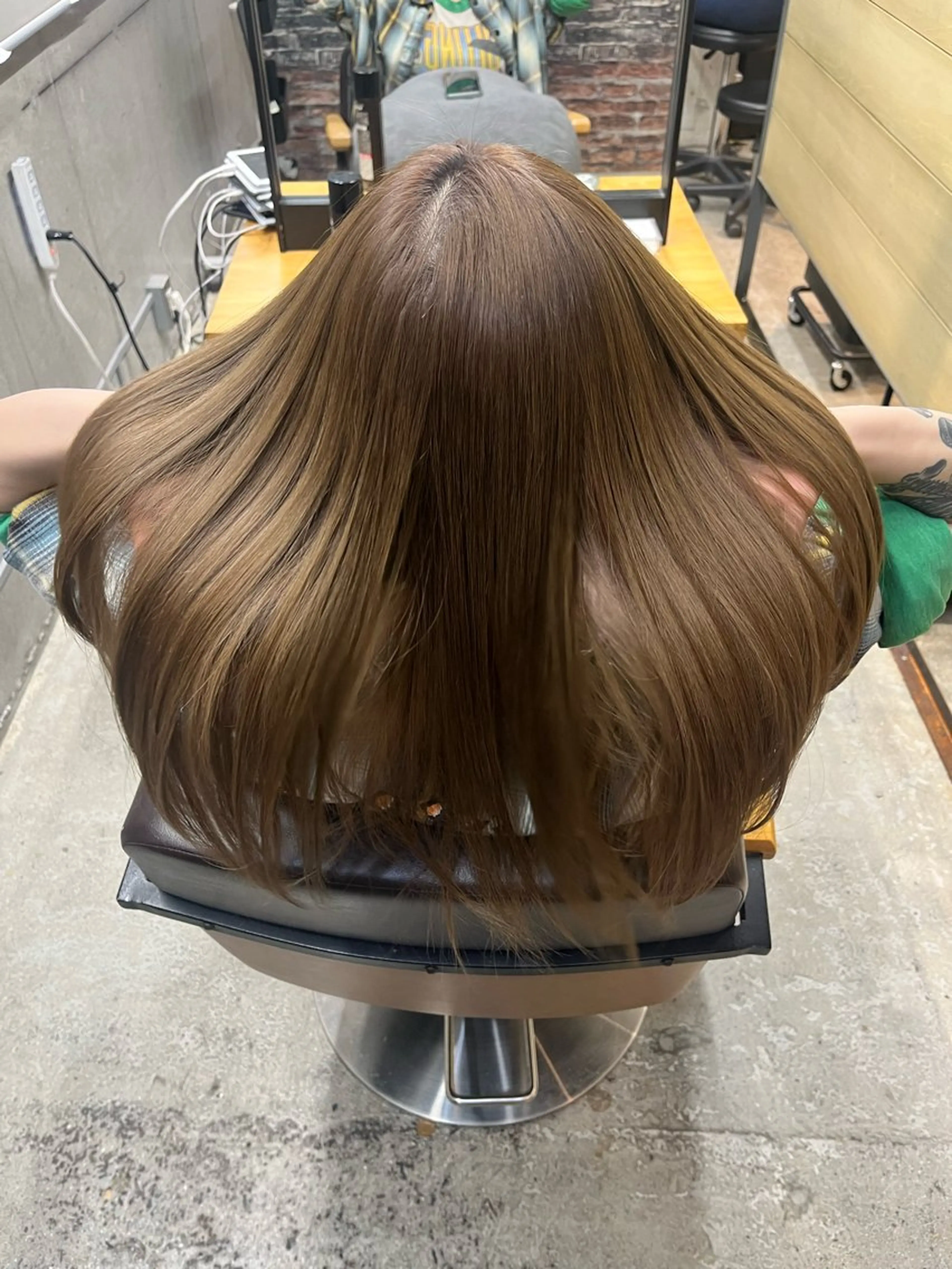 ロング 縮毛矯正 カット ヘアカラー 縮毛矯正 トリートメント 新宿No.1艶髪矯正 美艶カラー/FUKAのヘアスタイル