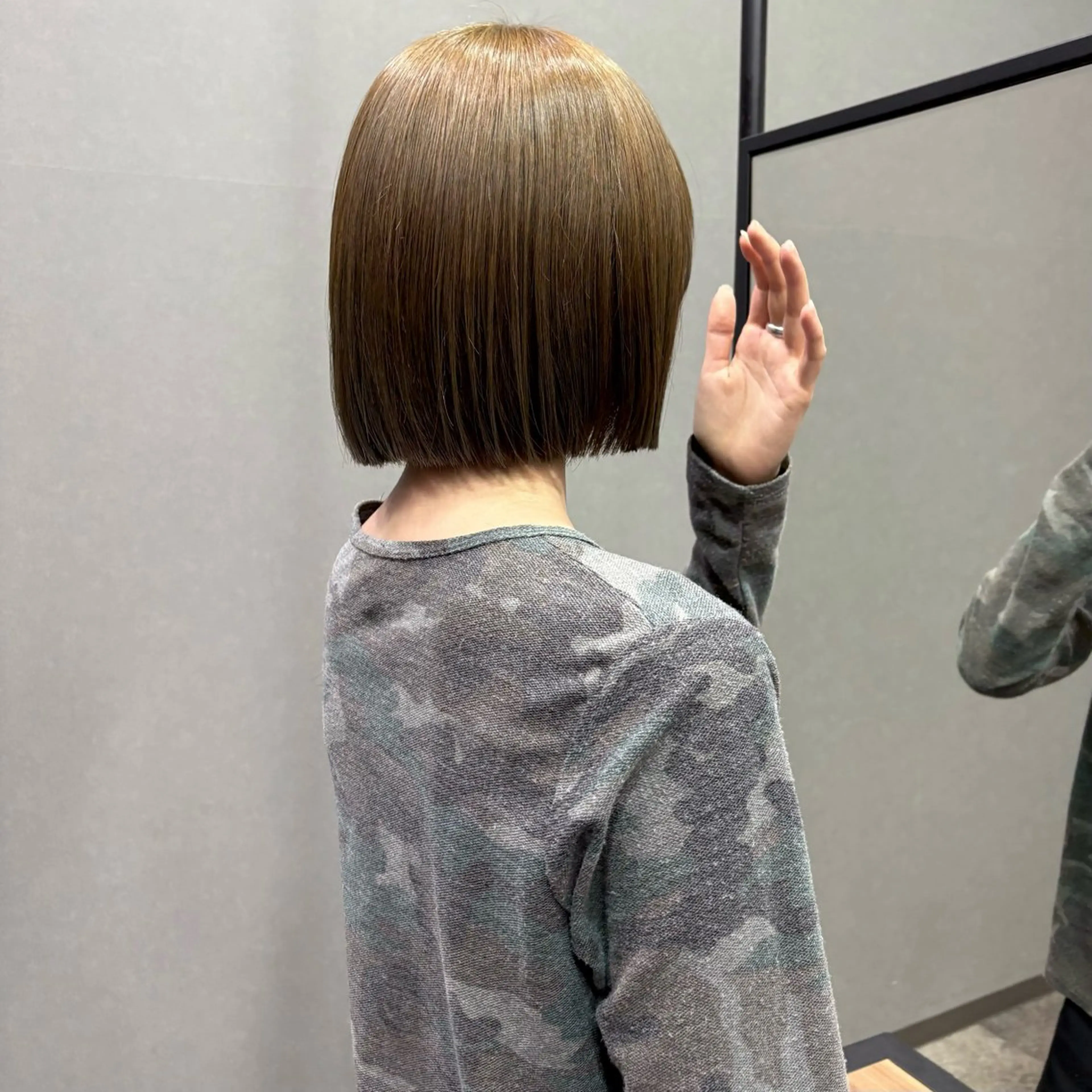 ショート カラー ベージュカラー オリーブベージュ トリートメント 浜松/メンズサロン/ Yuna🐈‍⬛🫧のヘアスタイル