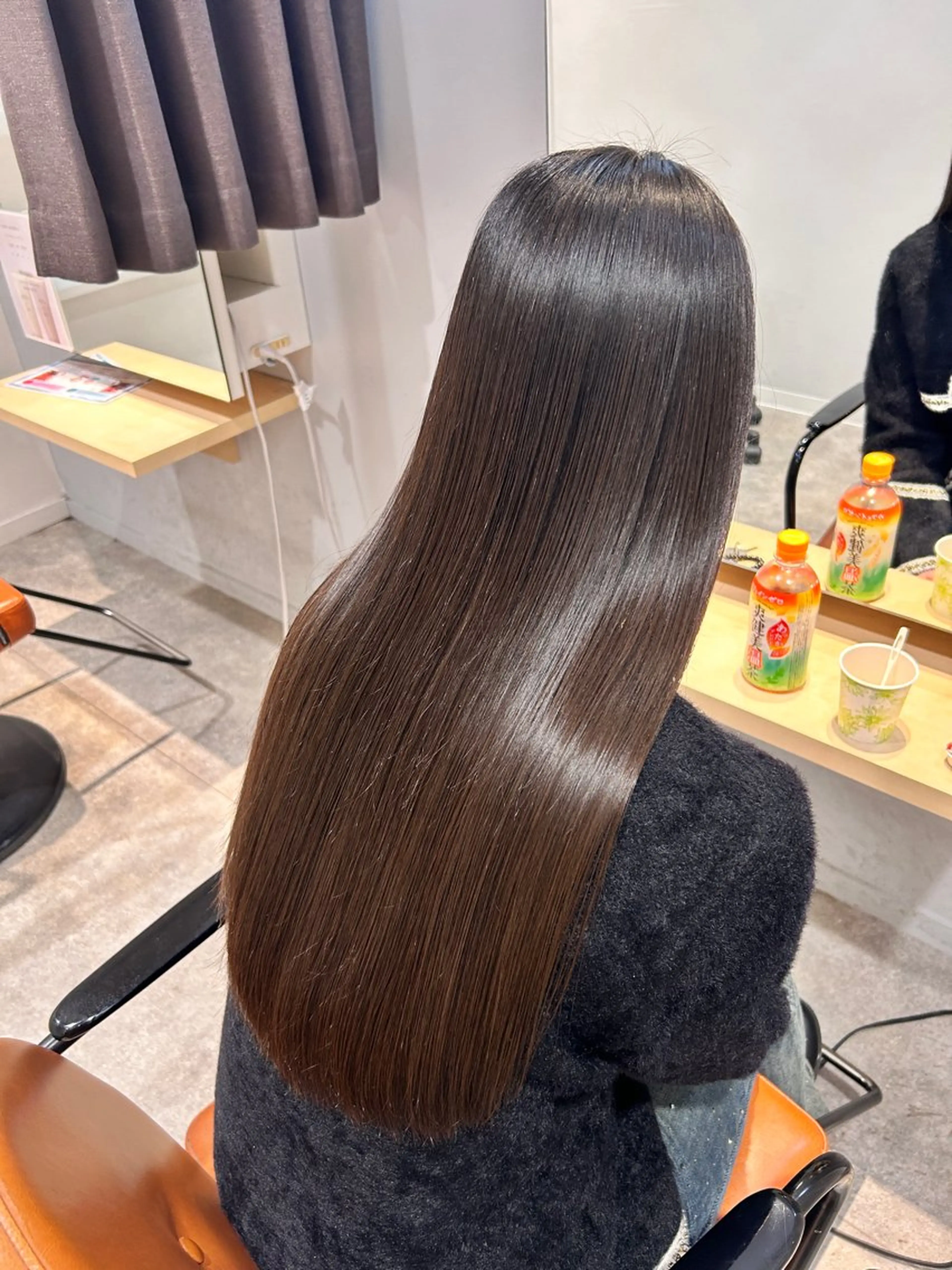 ロング 縮毛矯正 diptymoila harukiのヘアスタイル