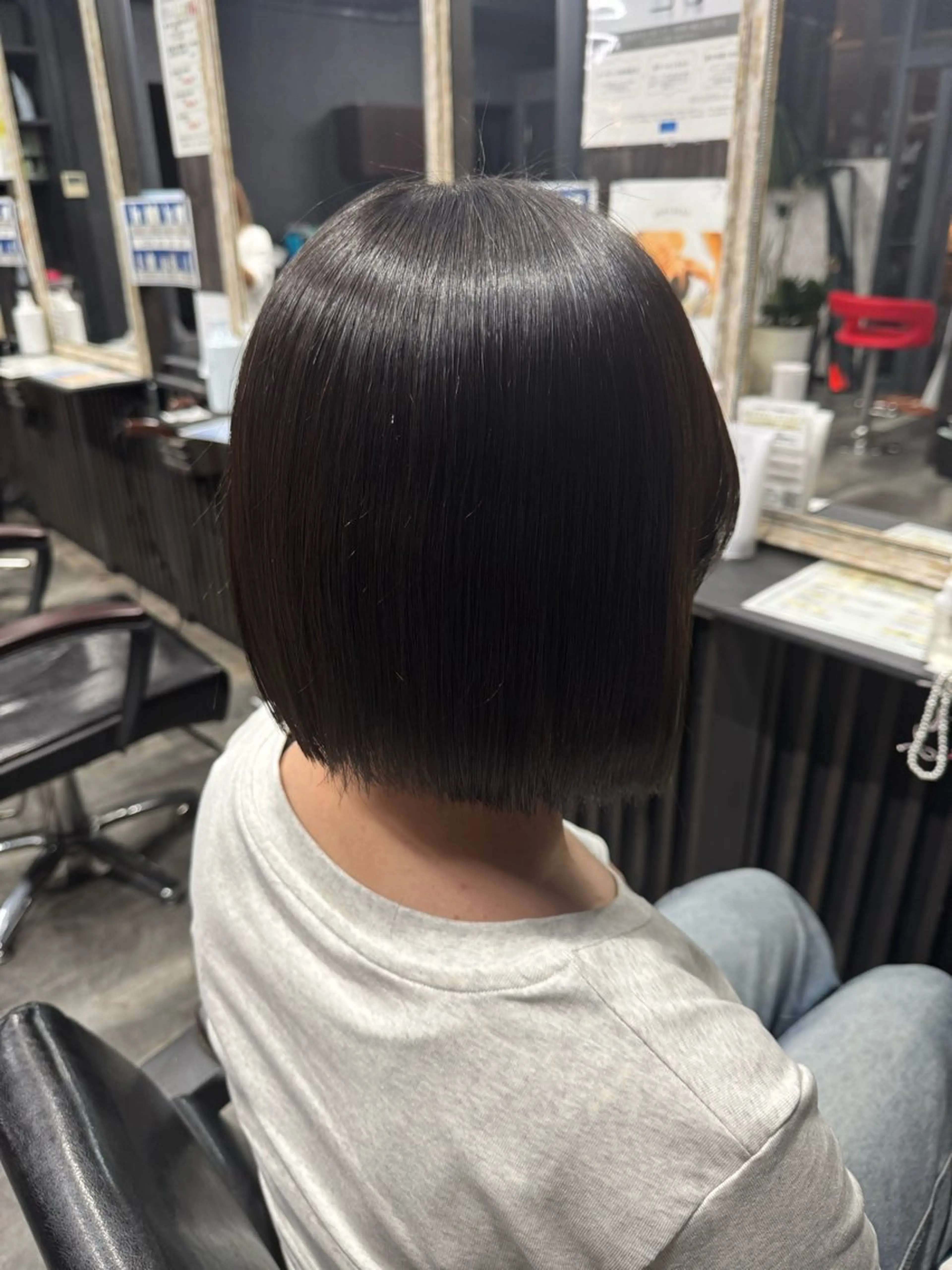 ミディアム ボブ 坂田 かれんのヘアスタイル