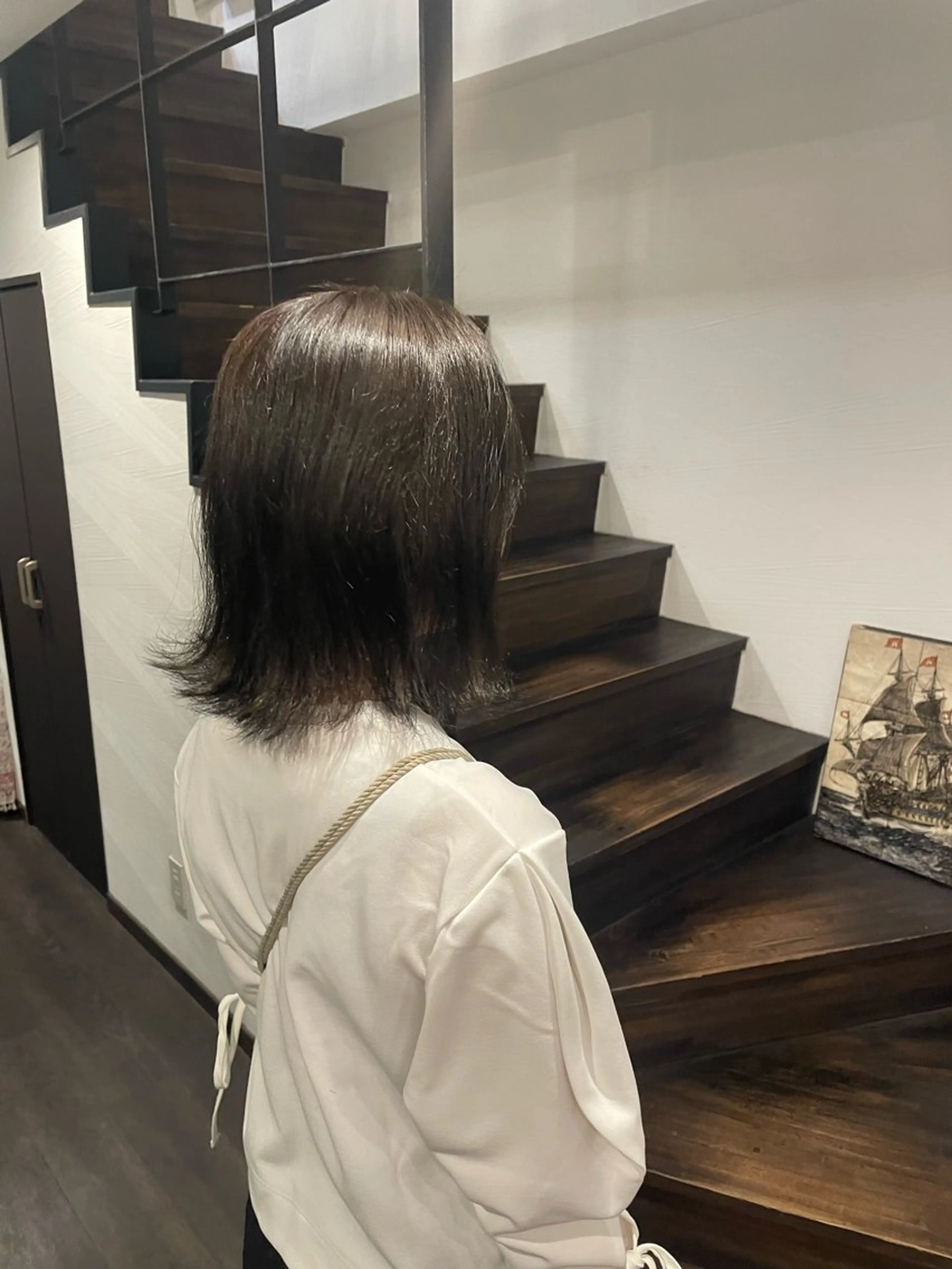 ミディアム カラー リ ノのヘアスタイル